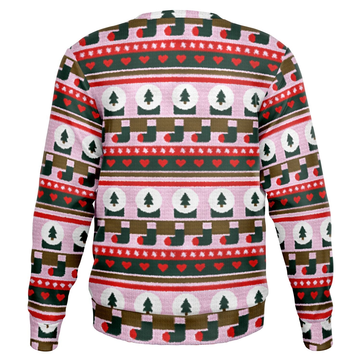 Santa's Favorite Bird Is A Flamingo Ugly Christmas Sweatshirt