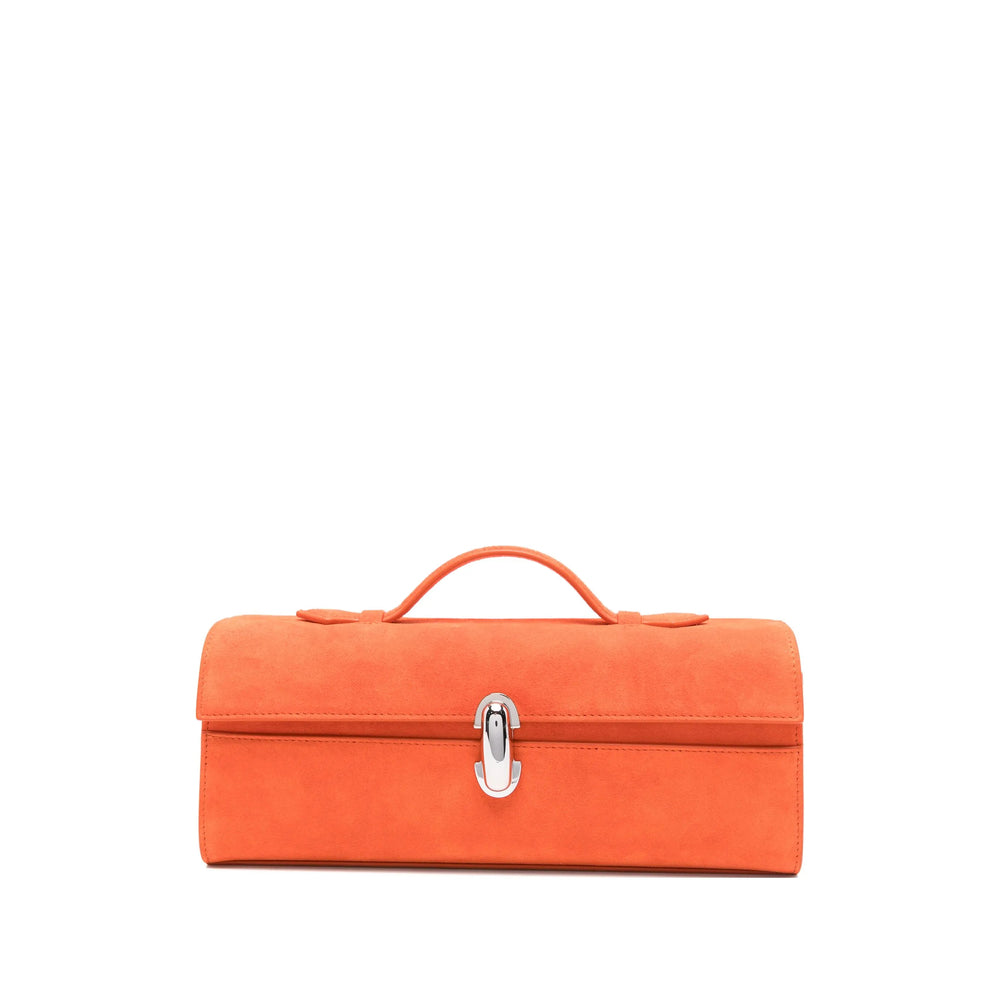 Savette Orange Tote Bags Women