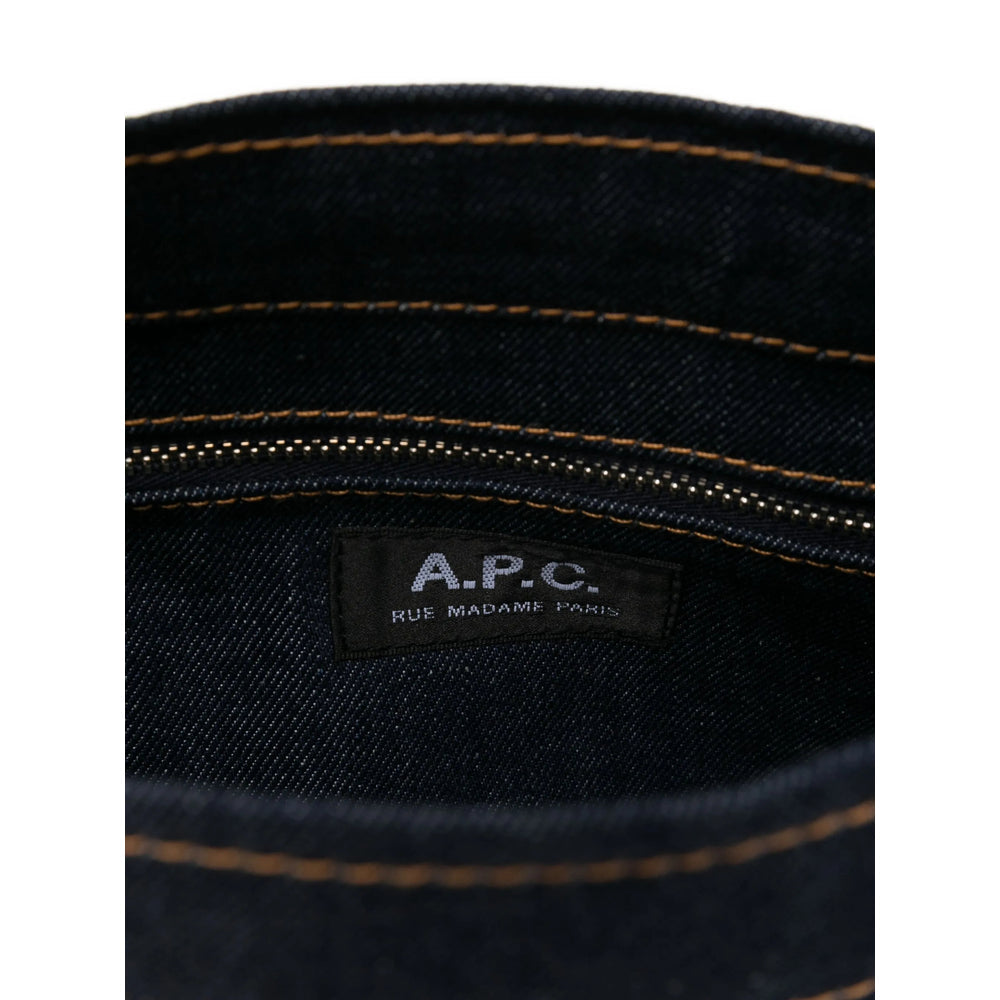 A.P.C. Blue Tote Bags Women