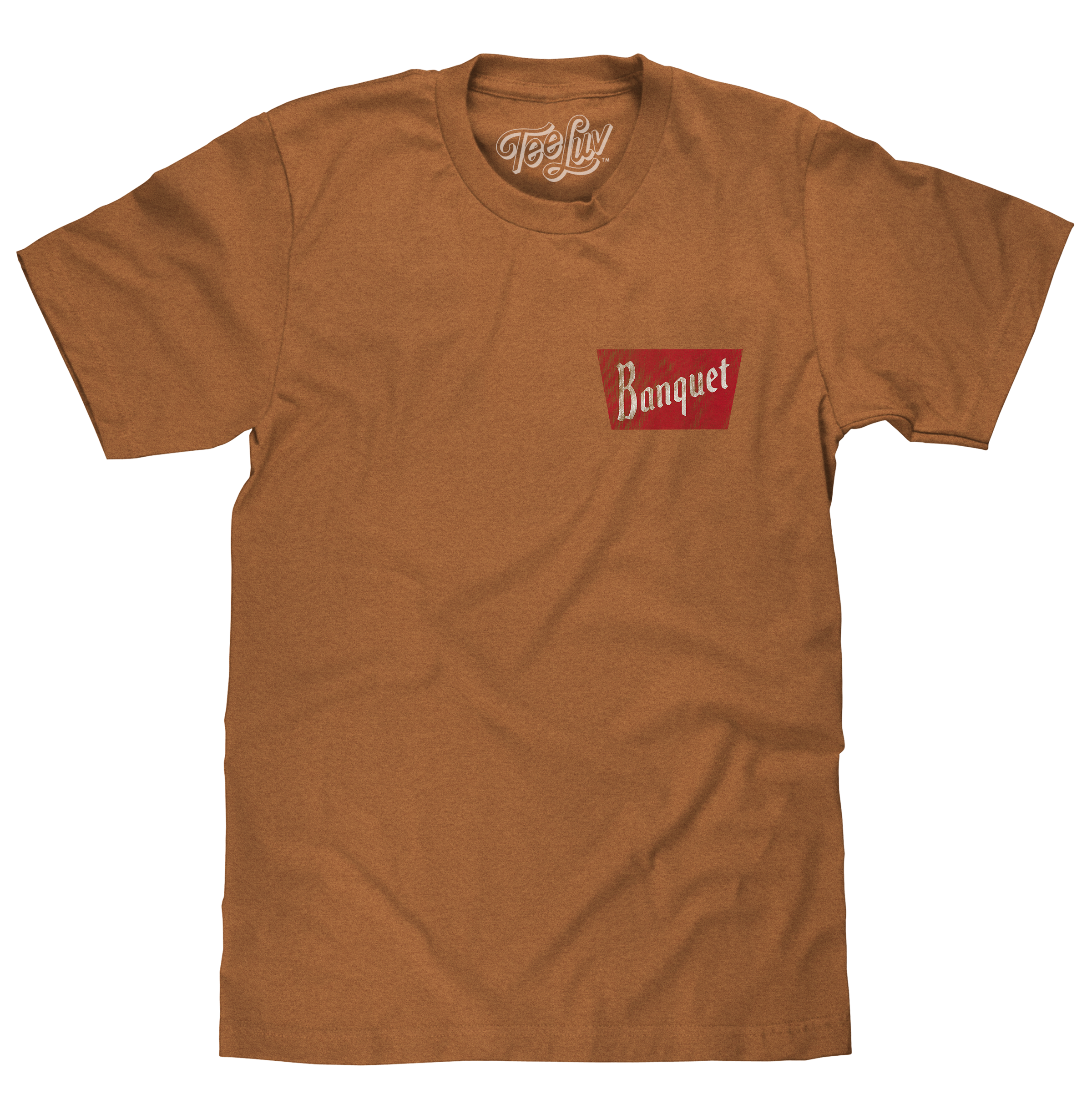 Coors Banquet Rodeo Bull Rider Front/Back T-Shirt - Brown Sugar