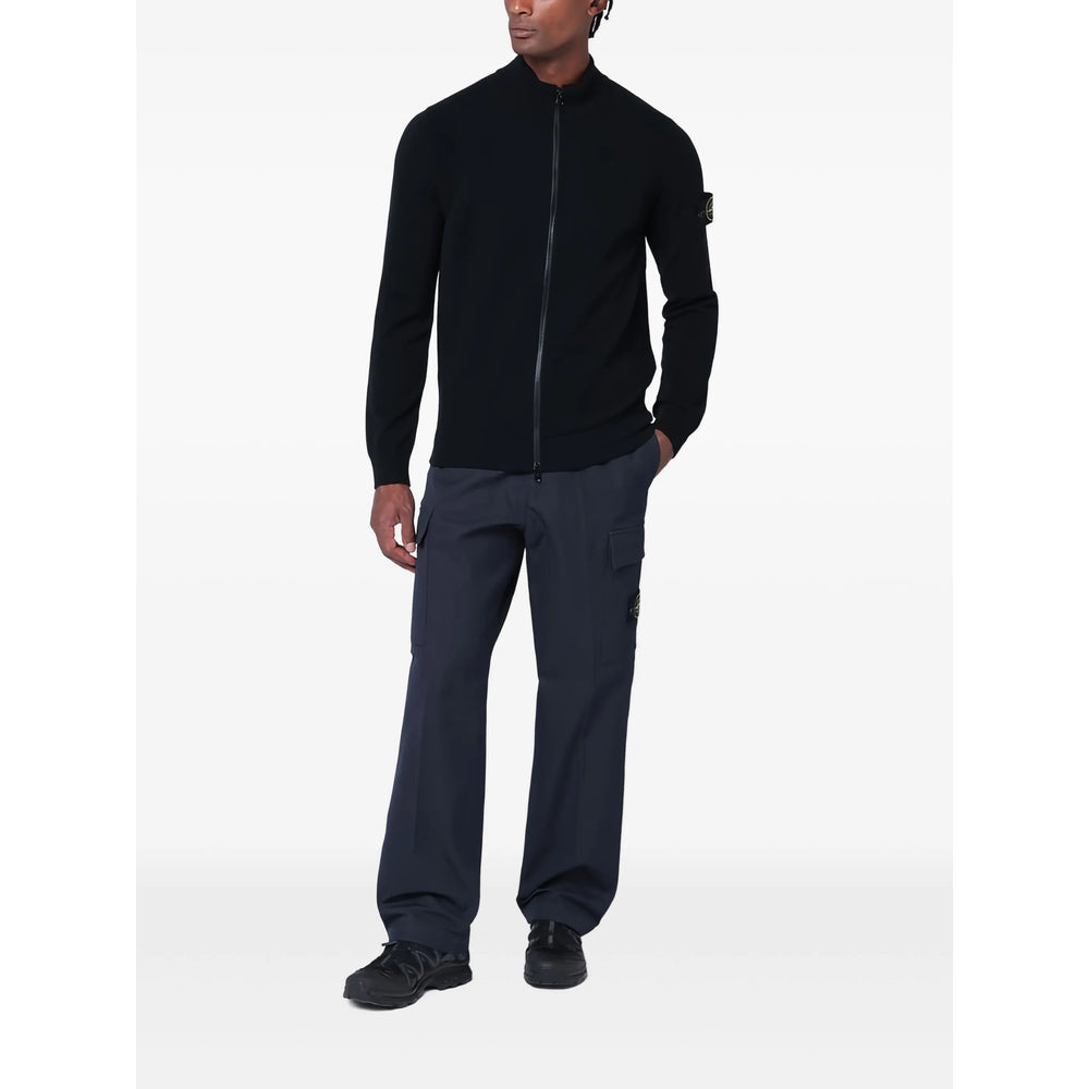 Stone Island Black Sweaters & Knitwear - Cardigans Men