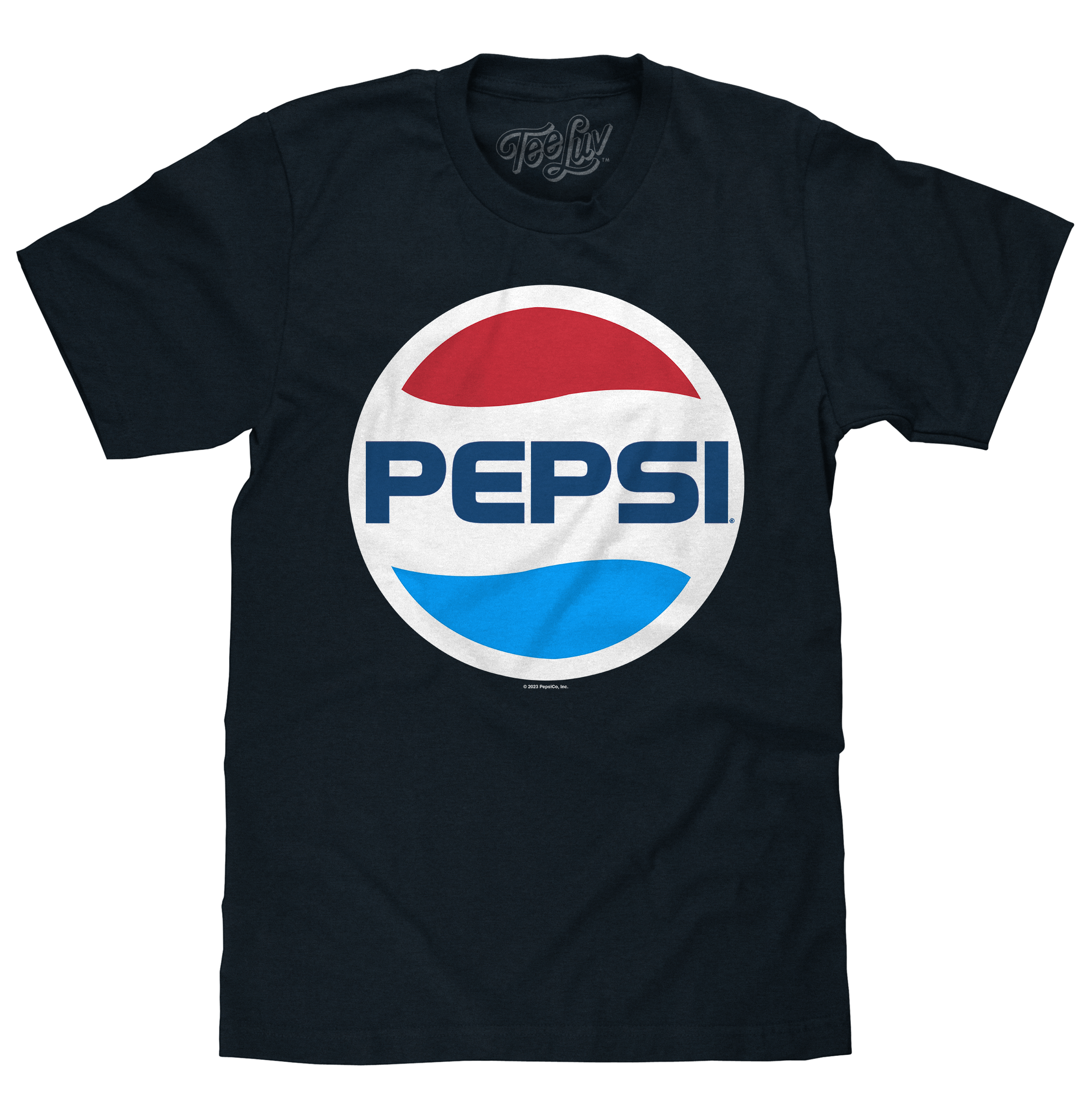 80s Pepsi Logo T-Shirt - Navy Blue