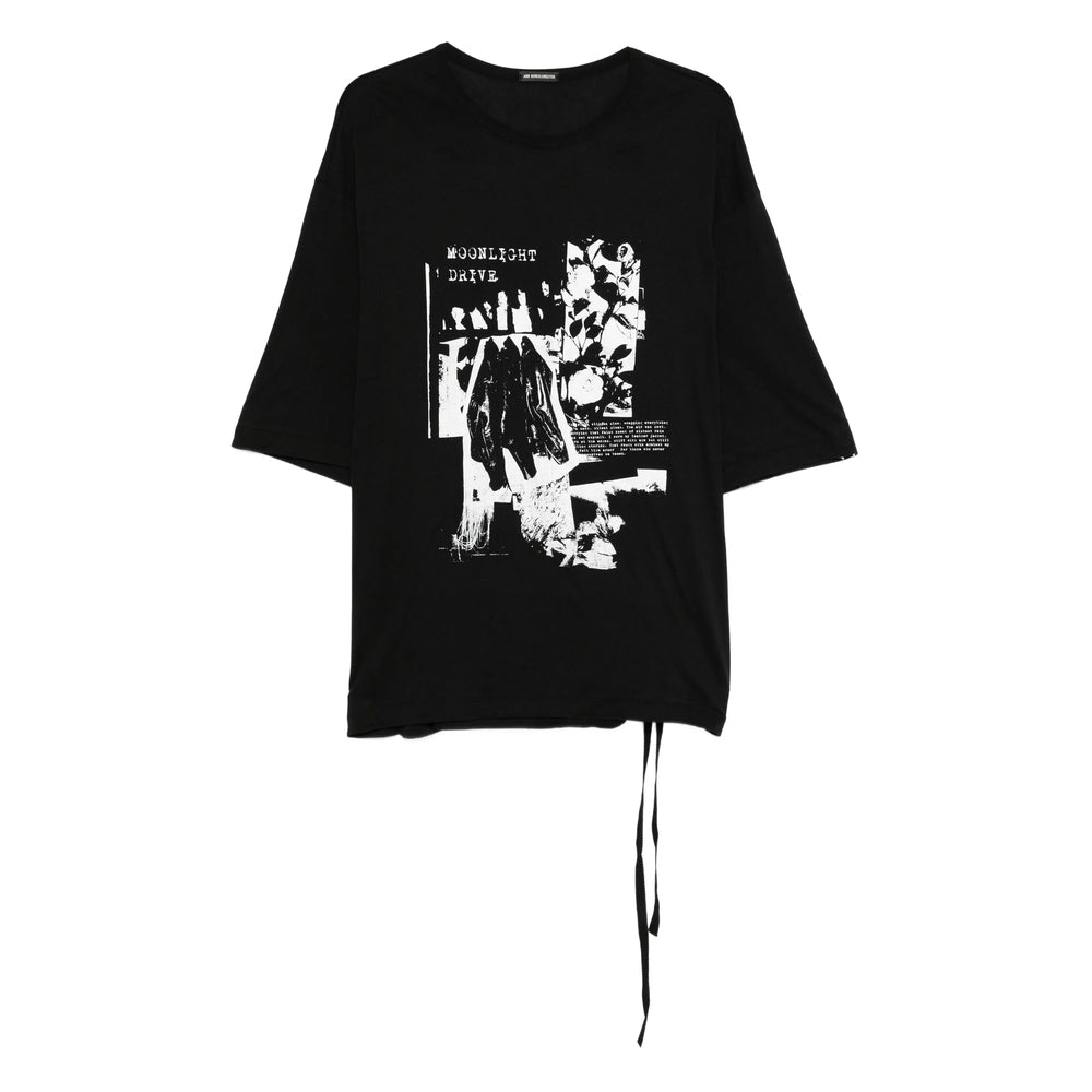 Ann Demeulemeester Black T-Shirts & Vests - T-Shirts Men