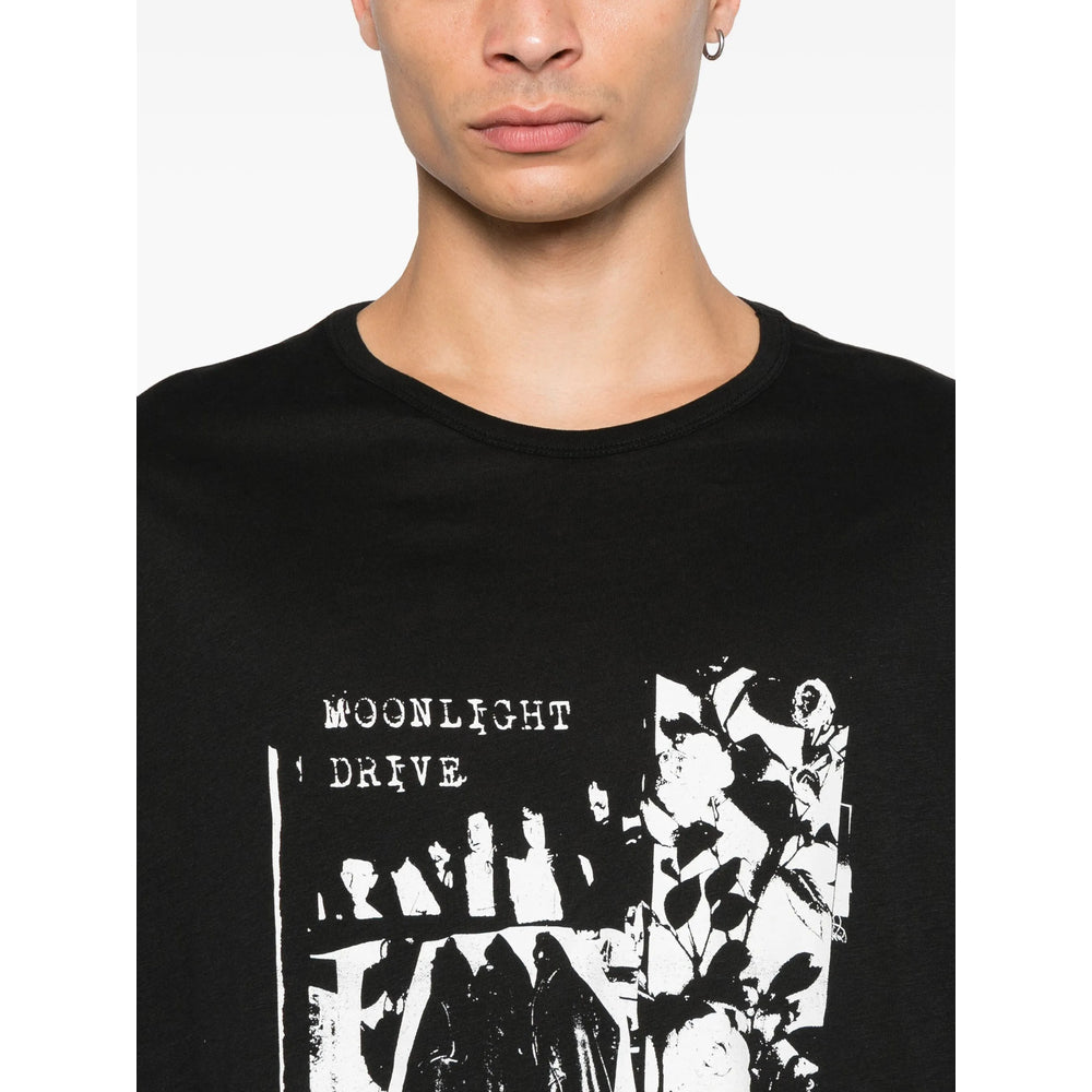 Ann Demeulemeester Black T-Shirts & Vests - T-Shirts Men