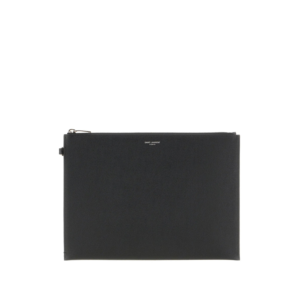 Saint Laurent Black Clutch Bags Men