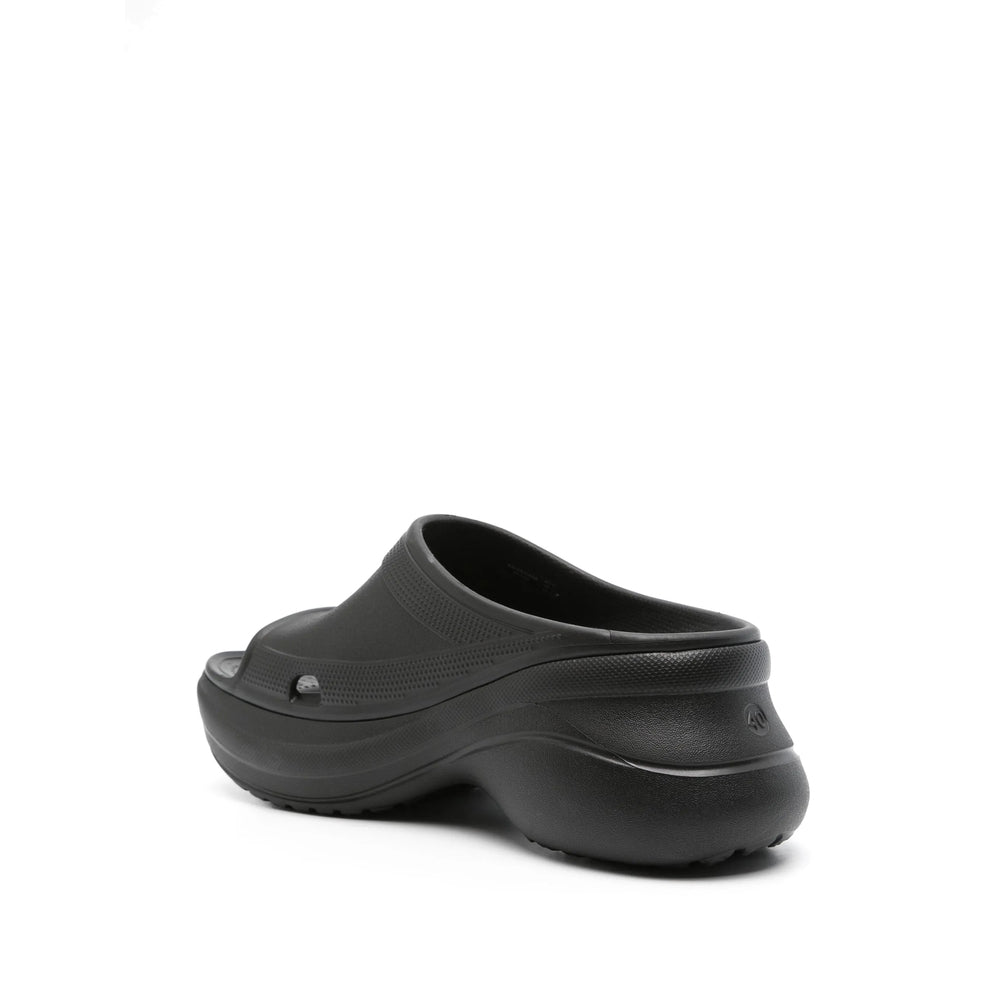 Balenciaga Black Flip-Flops & Slides Women