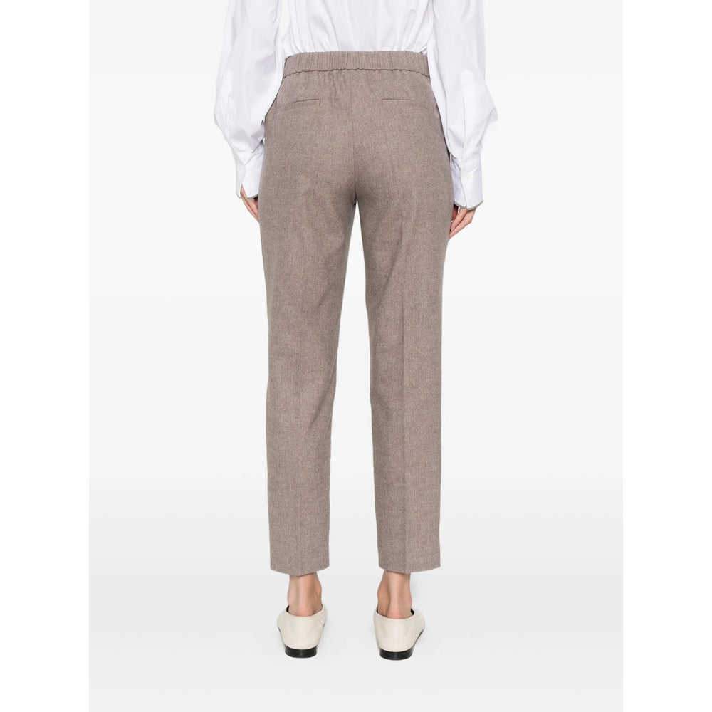 Peserico Neutrals Trousers - Straight Trousers Women