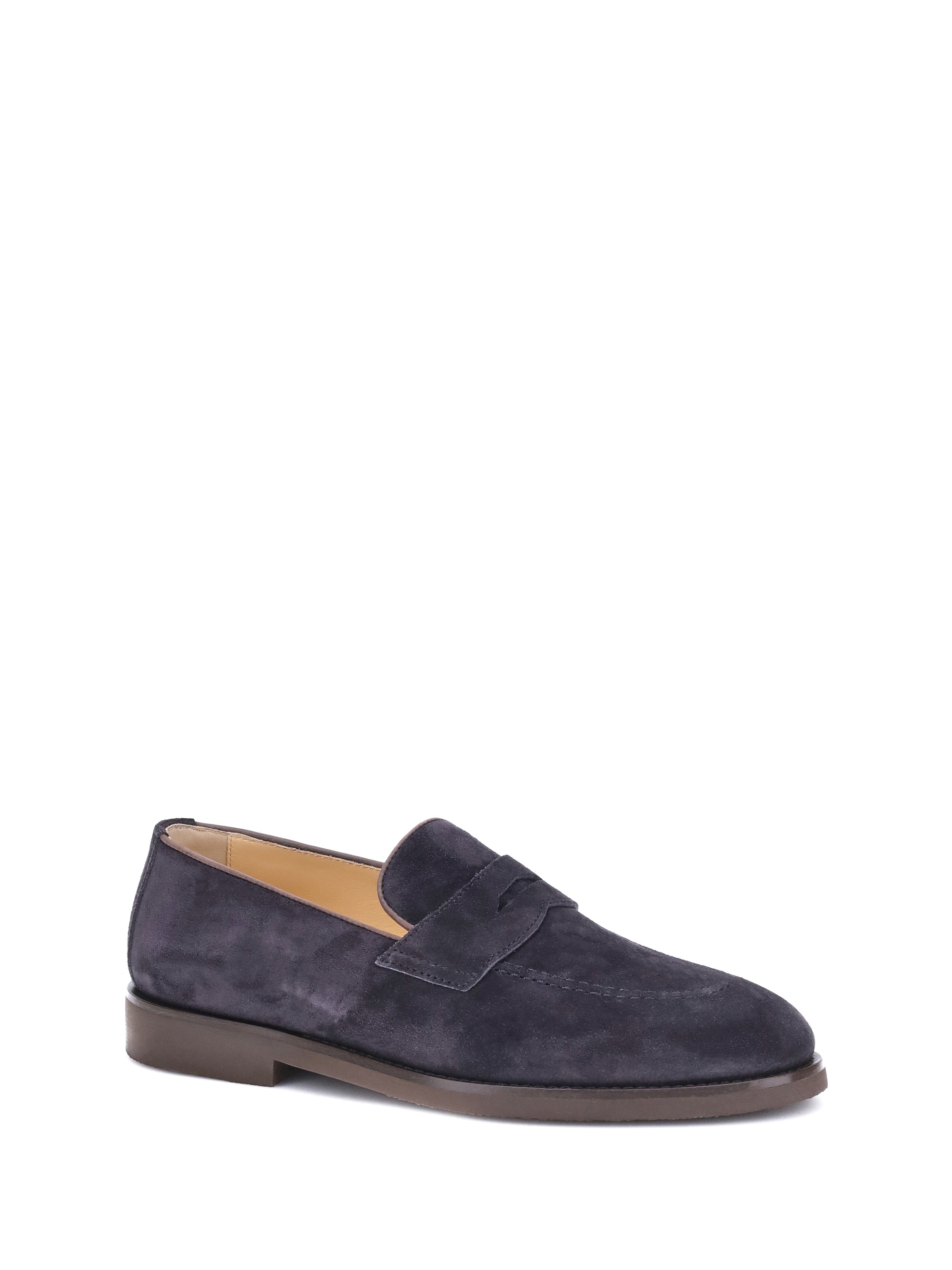 Brunello Cucinelli Men Suede Loafers
