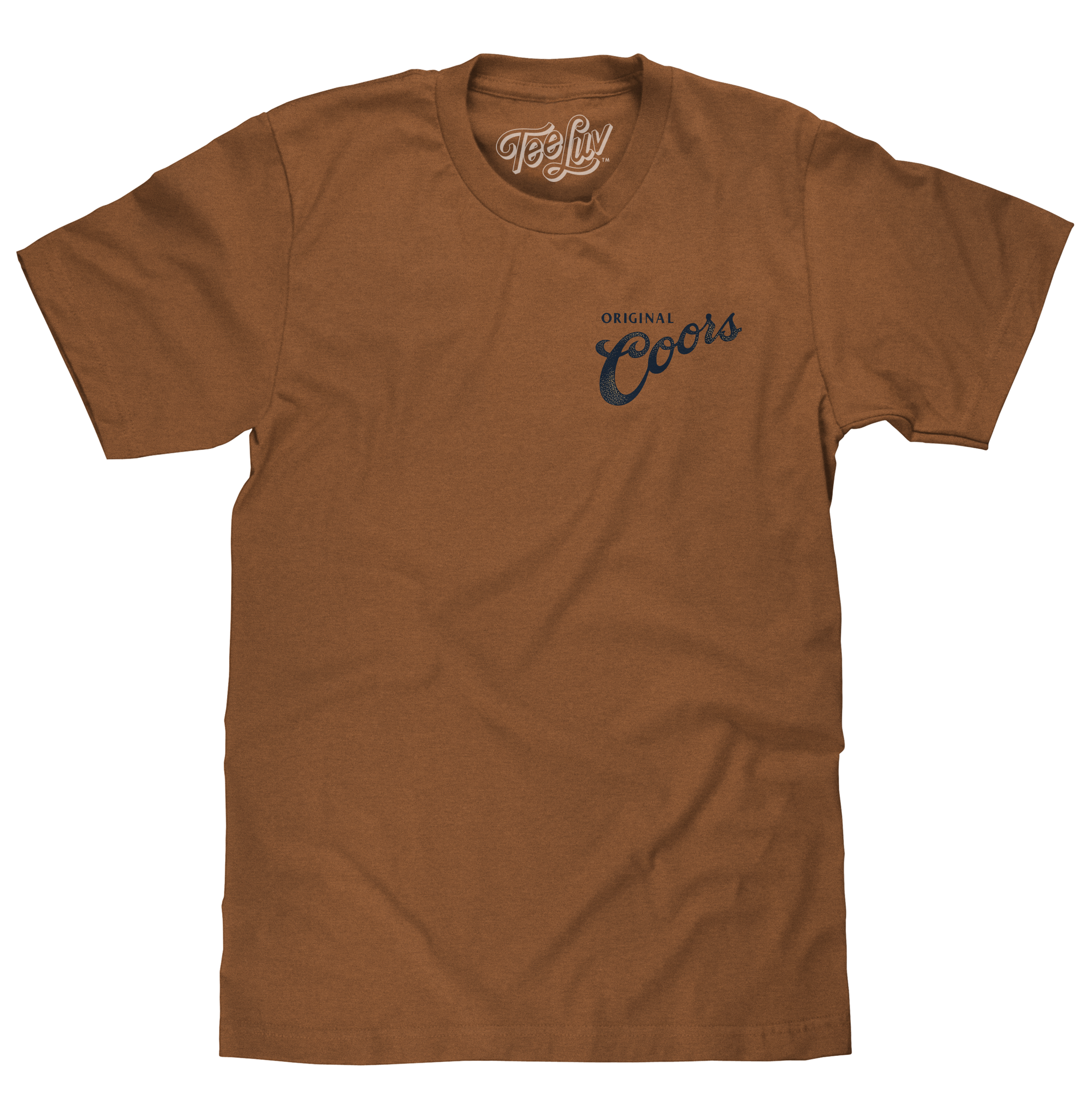 Coors Original Rodeo Cowboy Front/Back T-Shirt - Brown Sugar