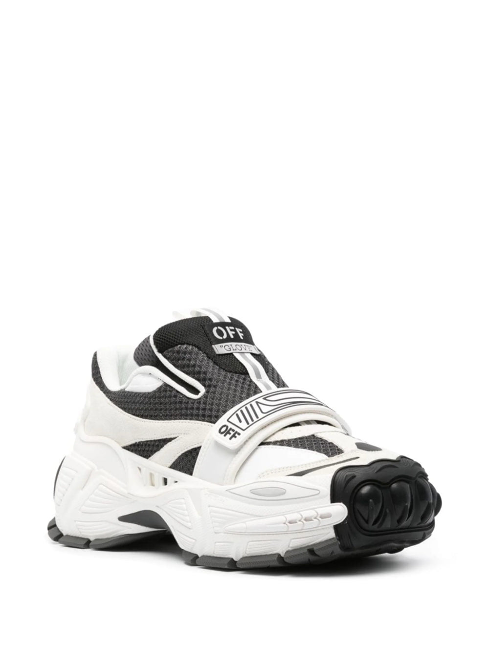 Off White Men Glove Sneakers With Inserts