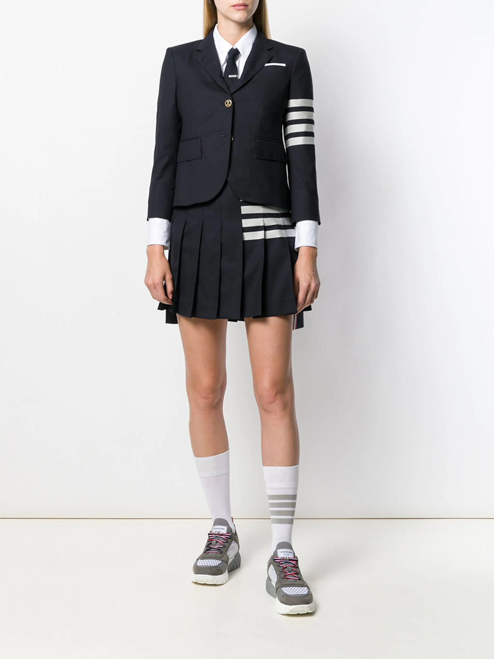 Thom Browne Women Pleated Mini Skirt