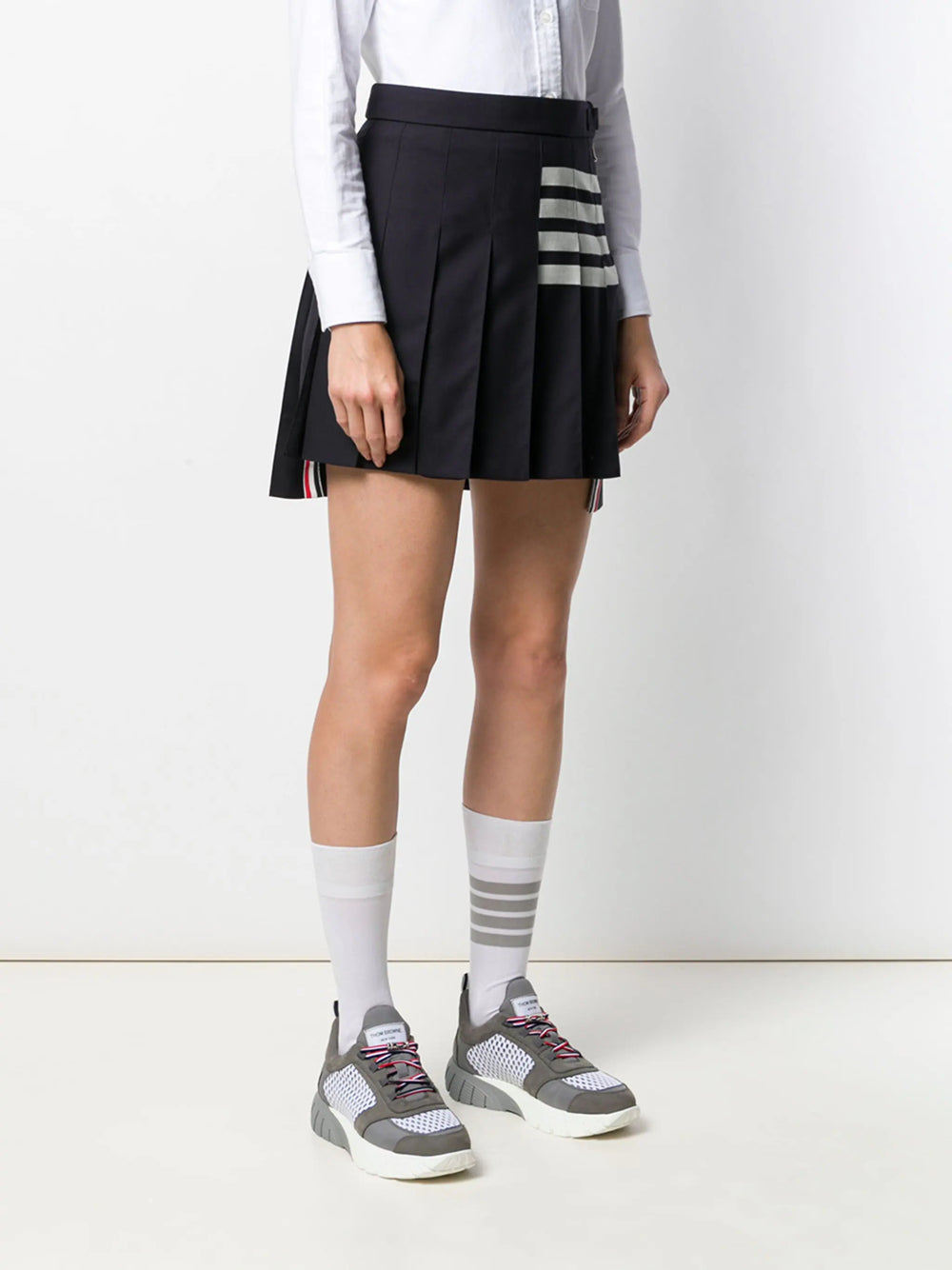 Thom Browne Women Pleated Mini Skirt