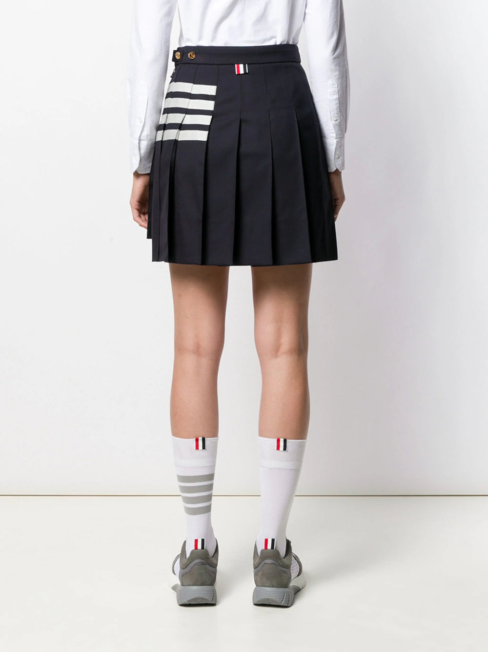 Thom Browne Women Pleated Mini Skirt