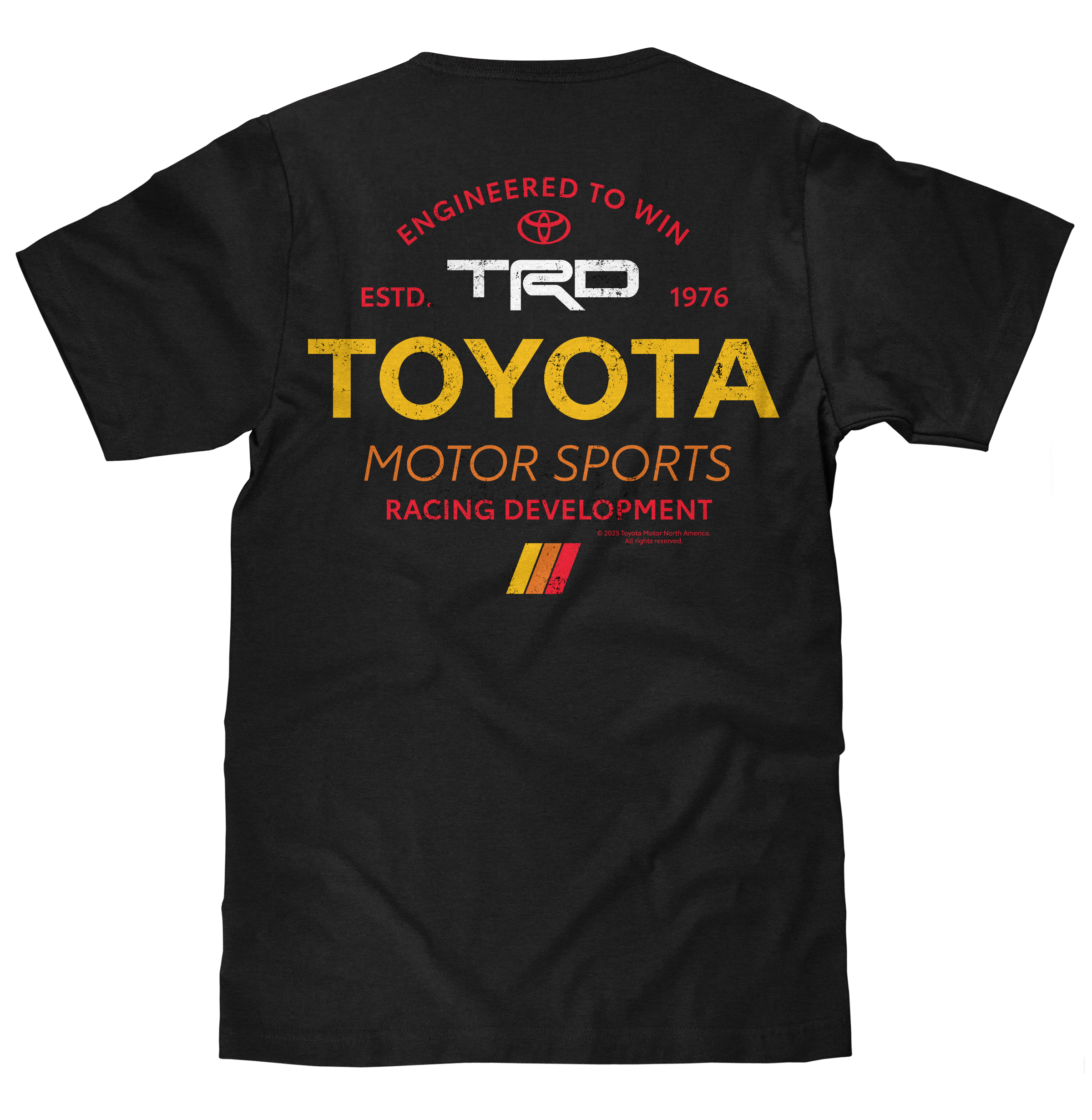 Toyota Racing Development TRD Front and Back Print T-Shirt - Black
