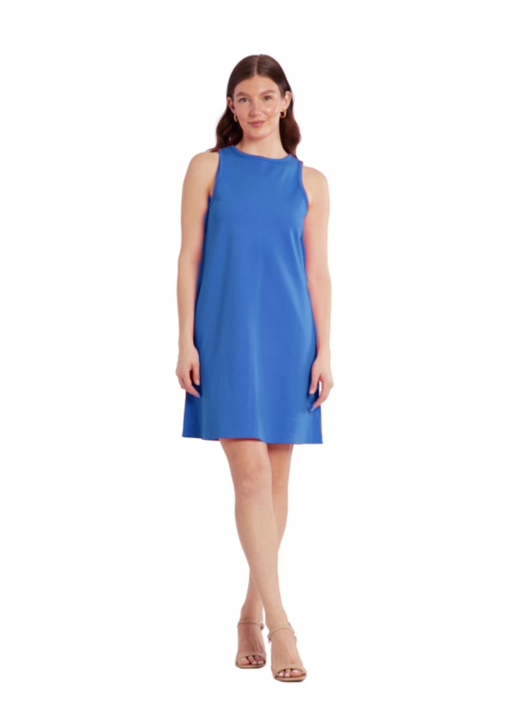 Brooke Knit Dress - French Blue