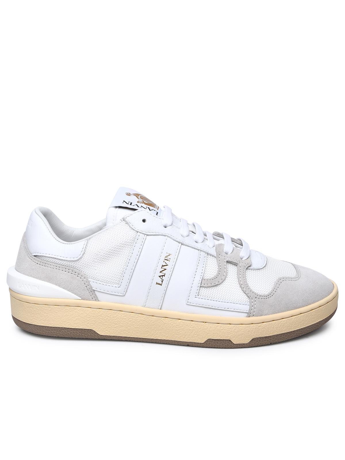 Lanvin White Leather Blend Sneakers Women