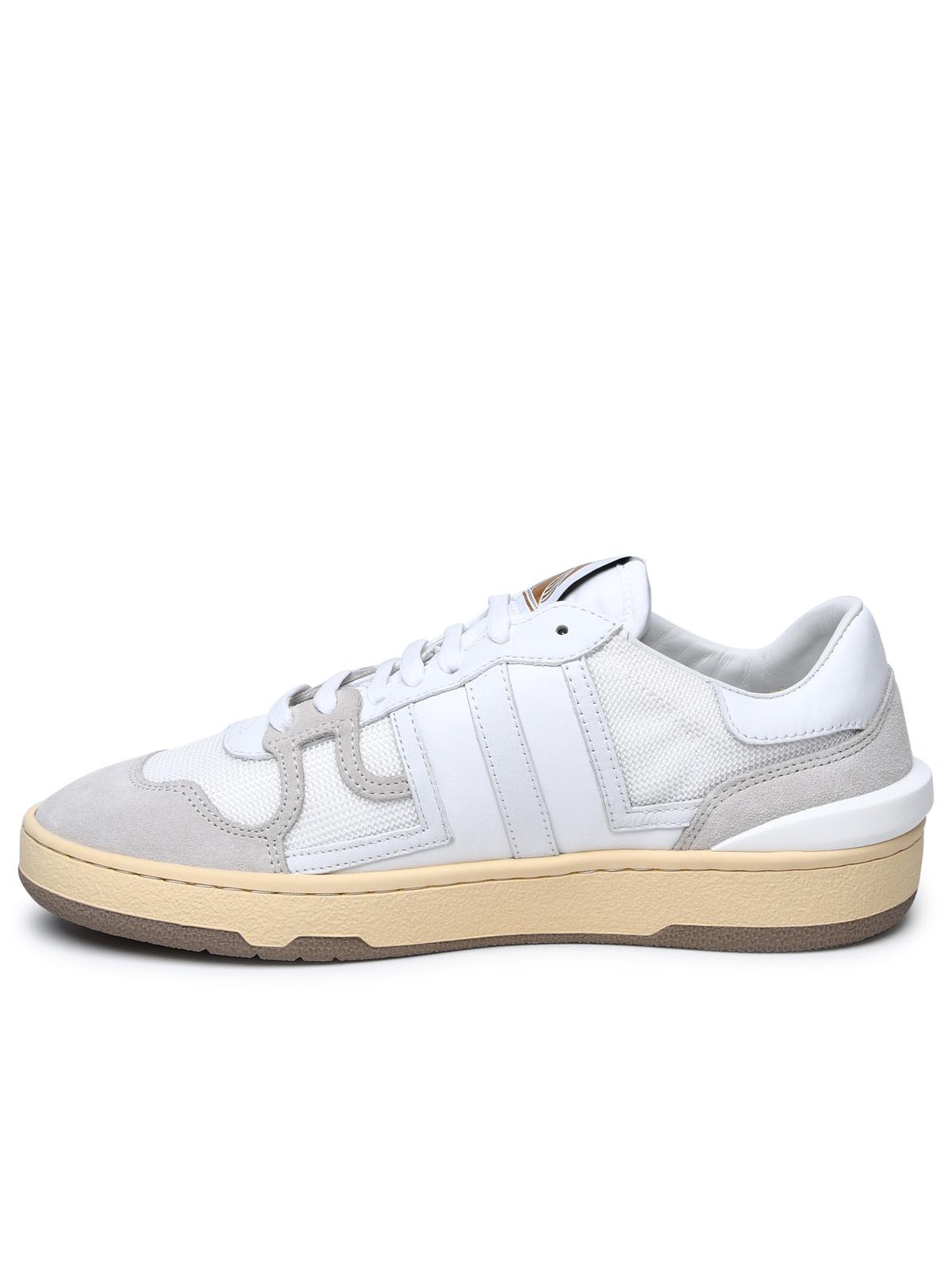 Lanvin White Leather Blend Sneakers Women