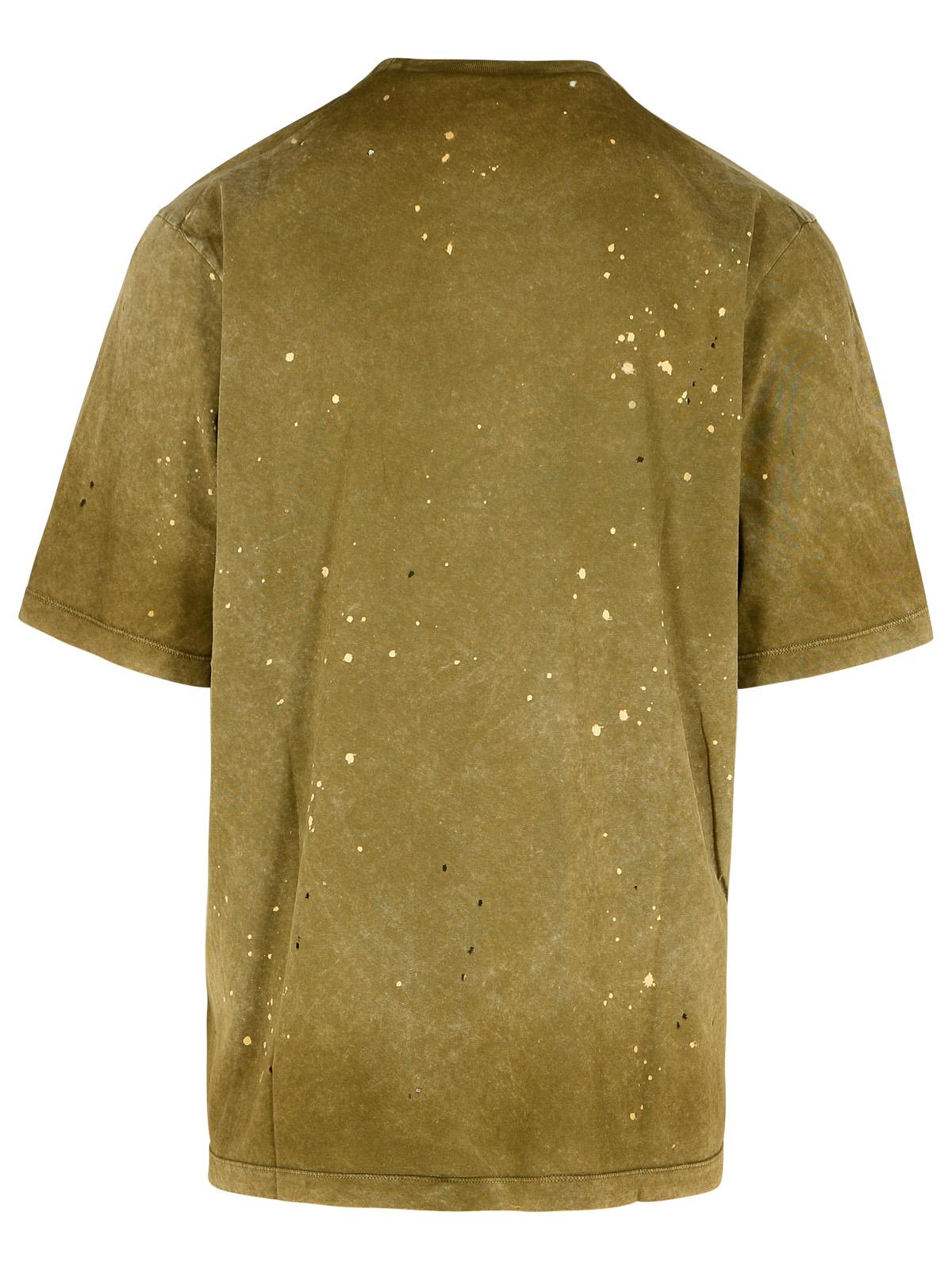 Dsquared2 Green Cotton T-Shirt Men