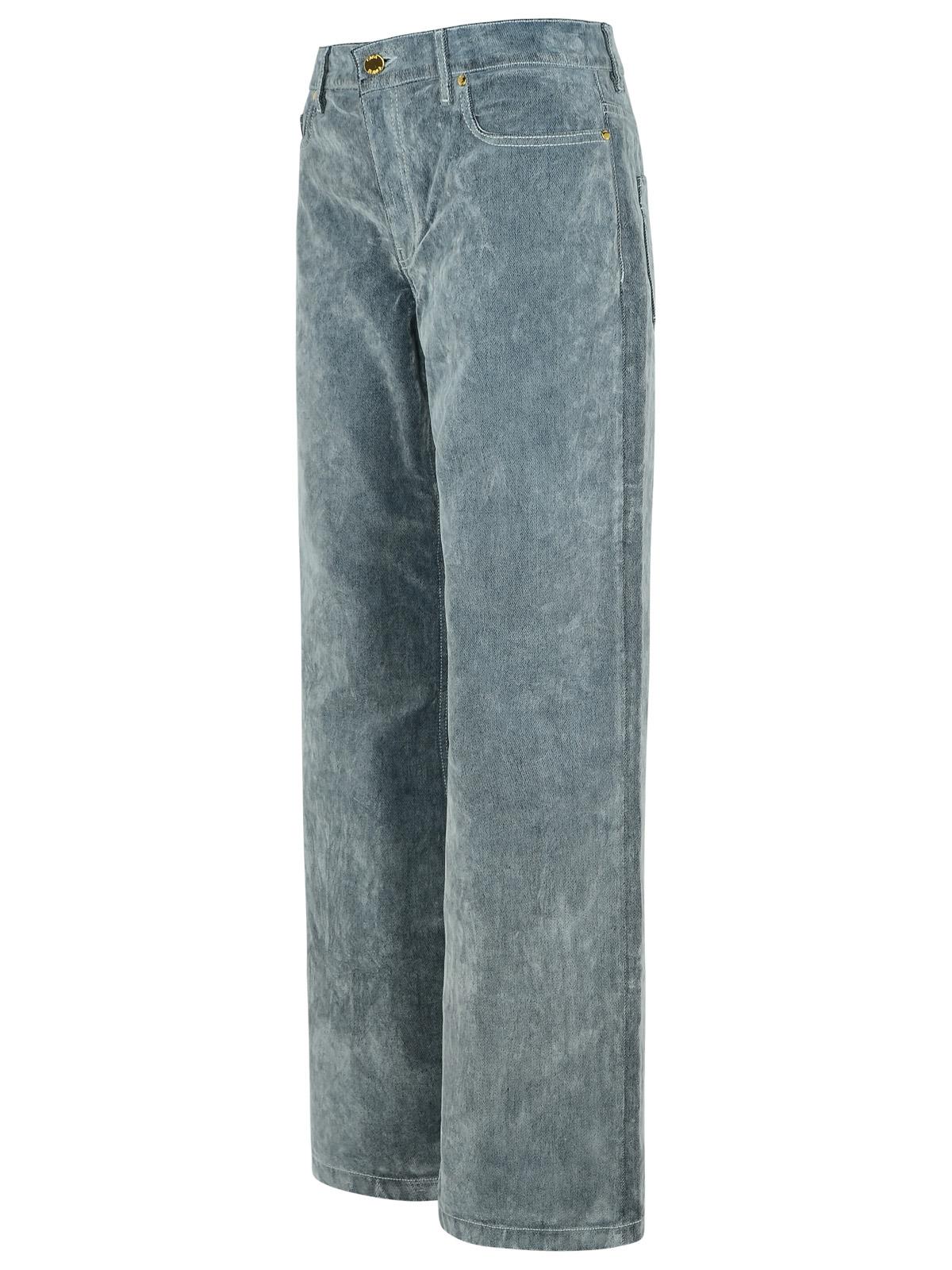 Casablanca Light Blue Cotton Blend Jeans Women