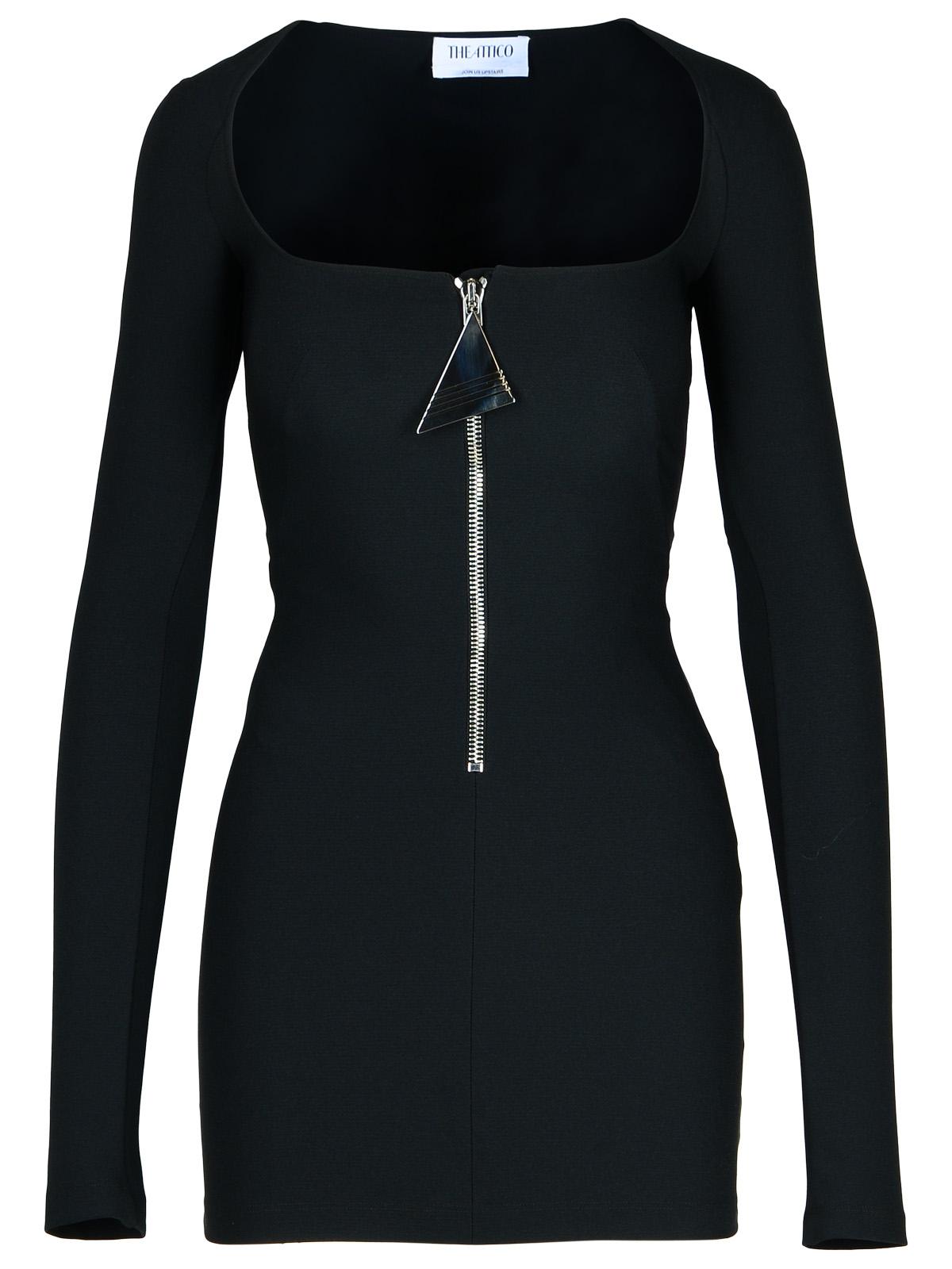 The Attico Black Polyester Blend Dress Women