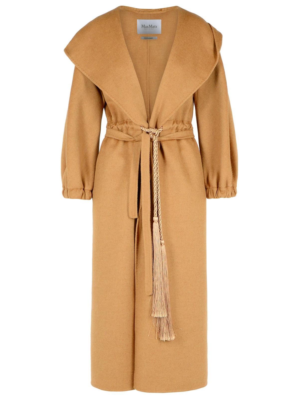 Max Mara 'Natalin' Beige Camel Coat Women