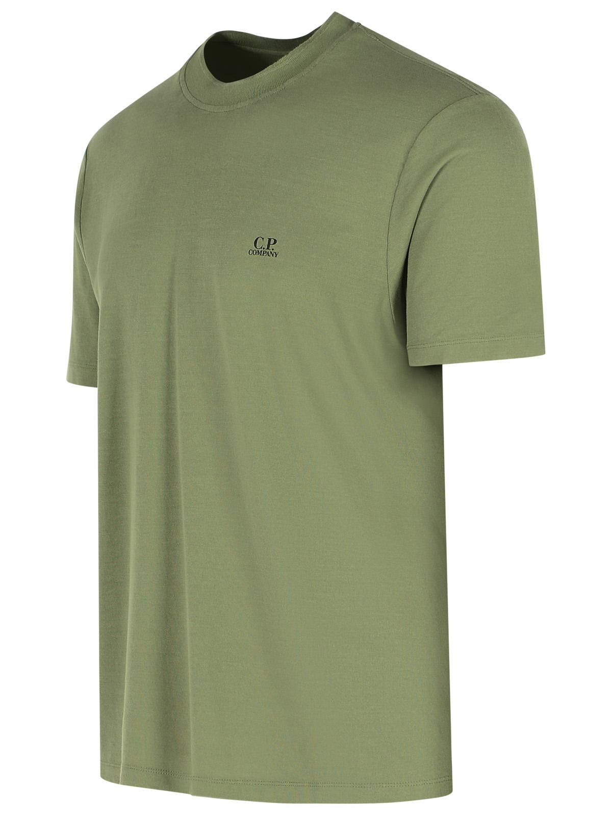 C.P. Company Green Cotton T-Shirt Men