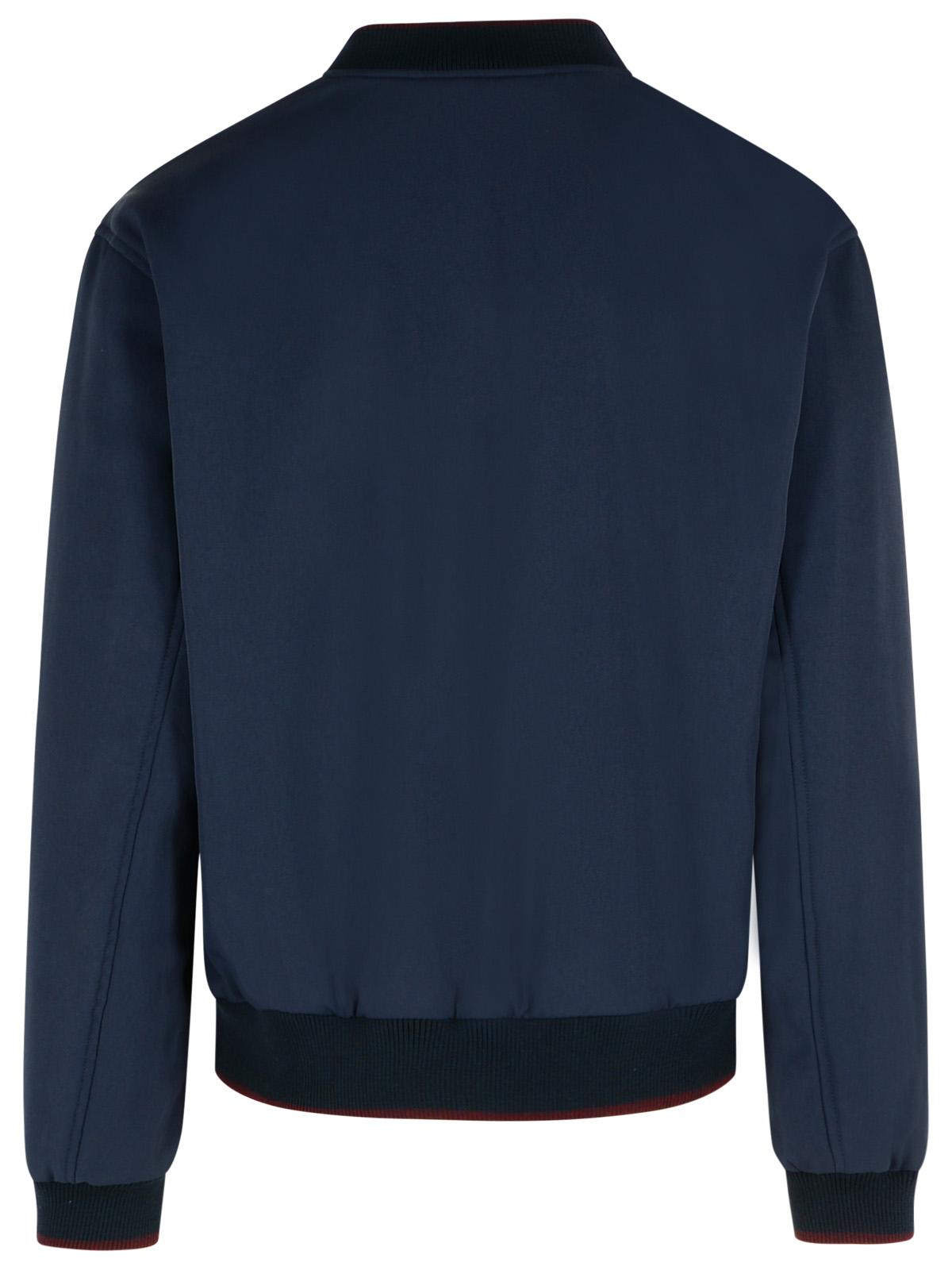 Dries Van Noten 'Volker' Navy Viscose Blend Jacket Men