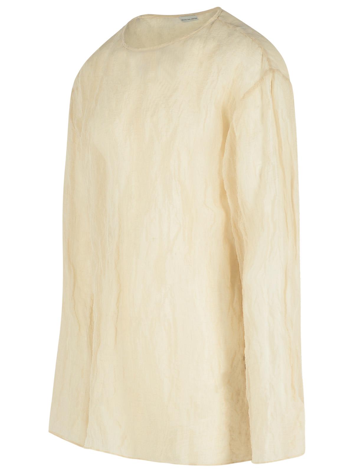 Dries Van Noten 'Hen' Grey Cotton T-Shirt Men