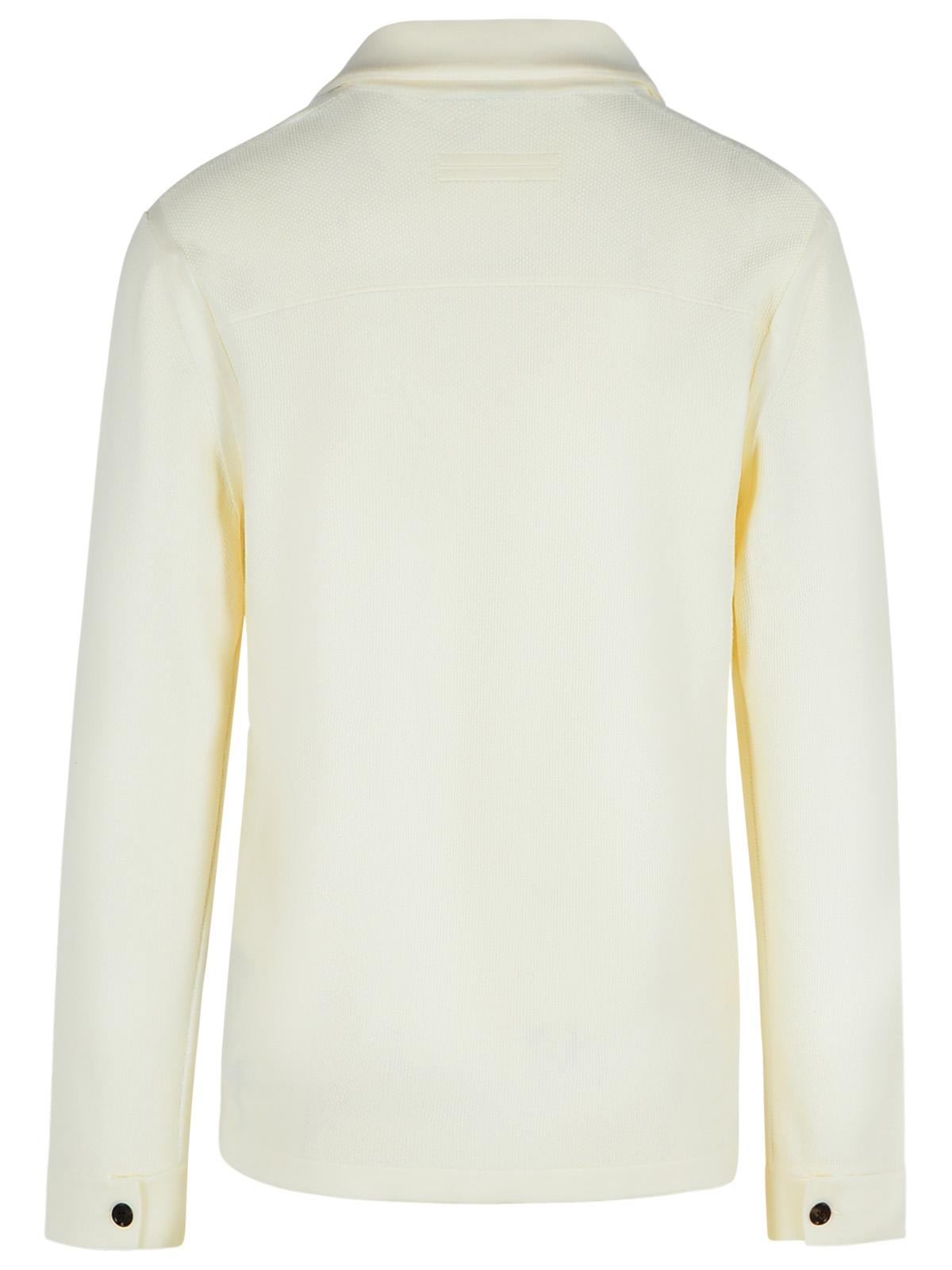 Zegna Ivory Wool Sweater Men