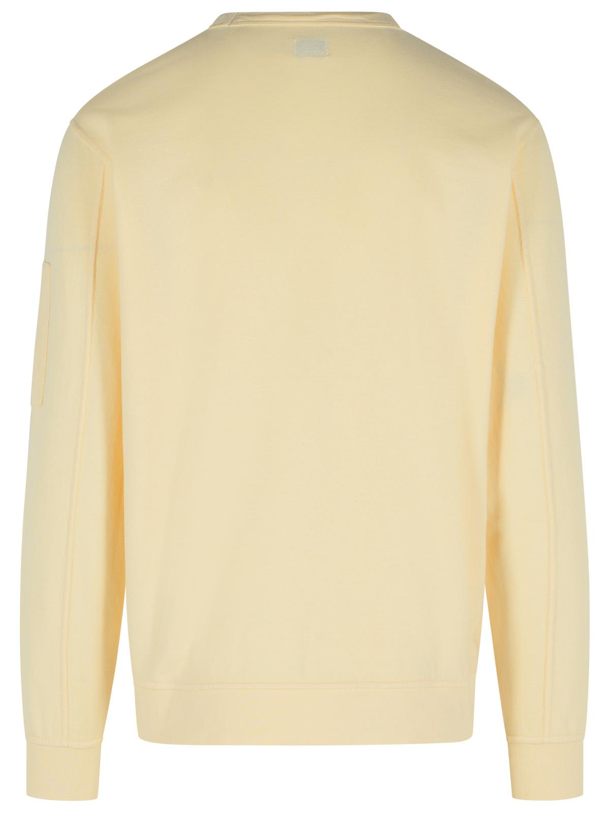 C.P. Company Sand-Colored Cotton Sweatshirt Men