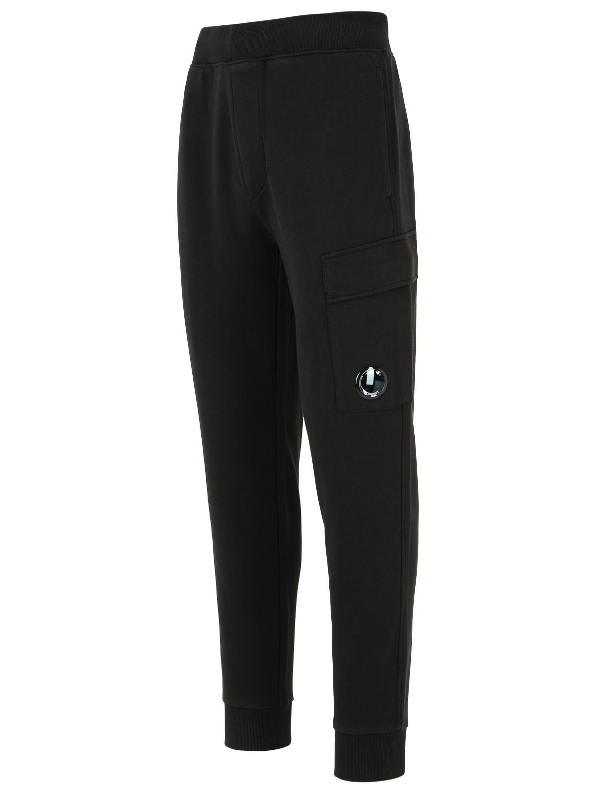 C.P. Company 'Jogger' Black Cotton Pants Men