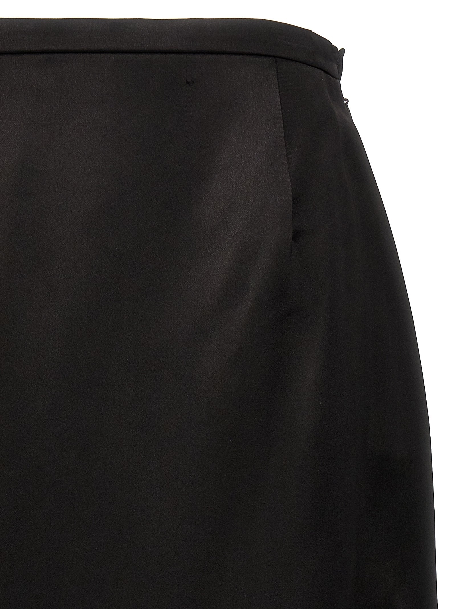 Saint Laurent Women Satin Skirt