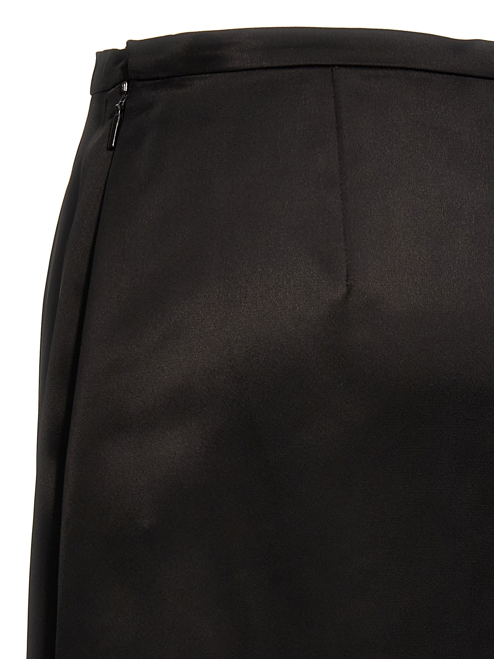 Saint Laurent Women Satin Skirt