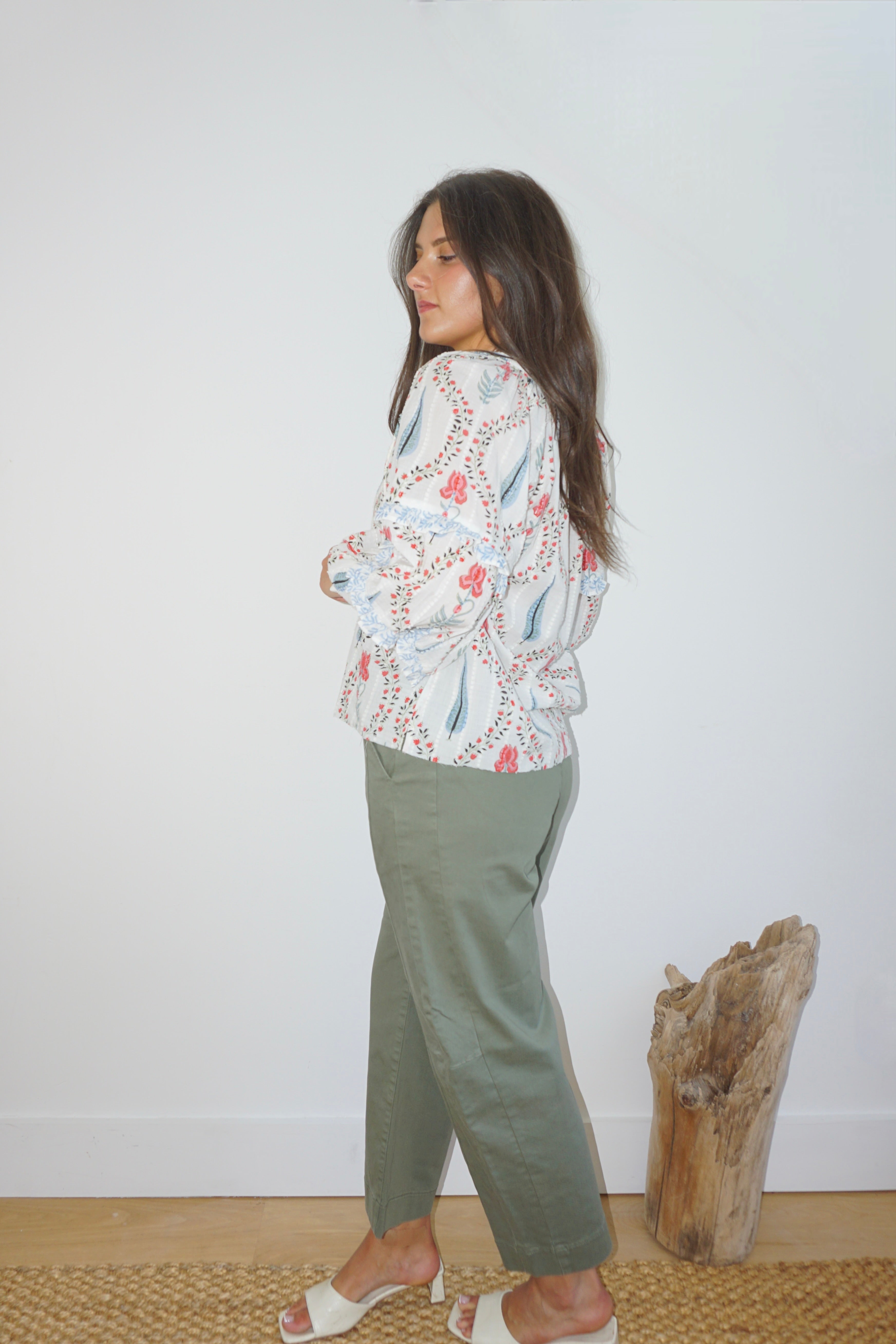 Kendra Blouse in Vinyard Floral