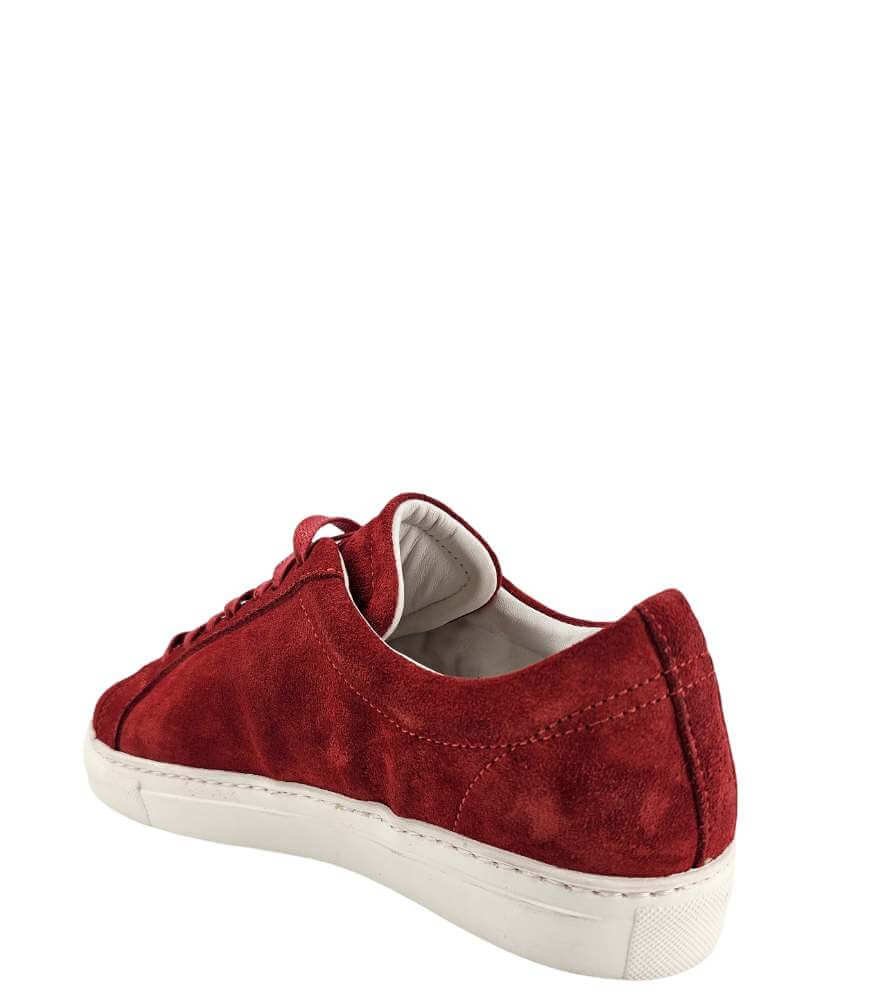 Red Suede Sirius Star Womens Sneaker