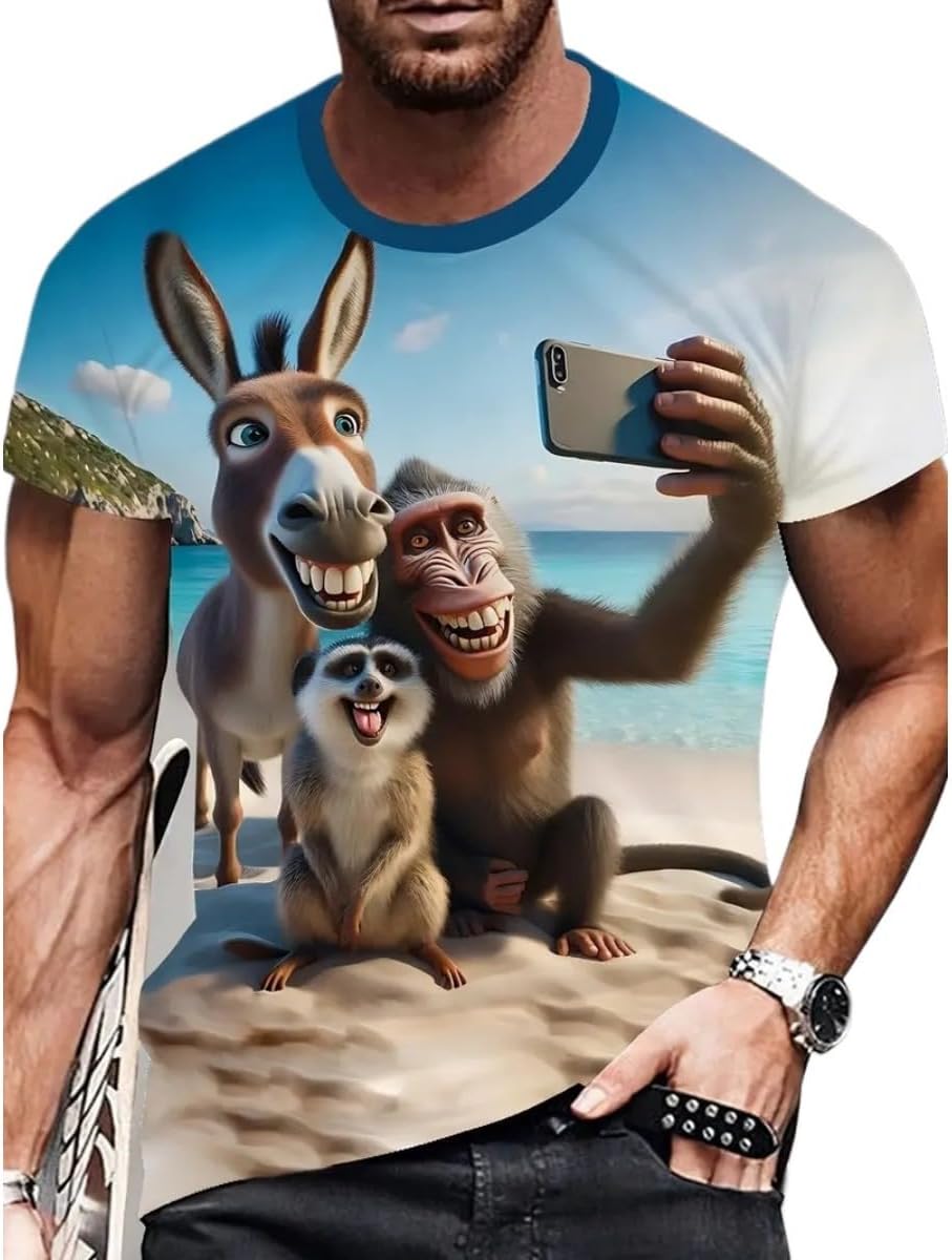 7DAYS Breathable Quality Loose Men's Short Sleeve T-Shirt