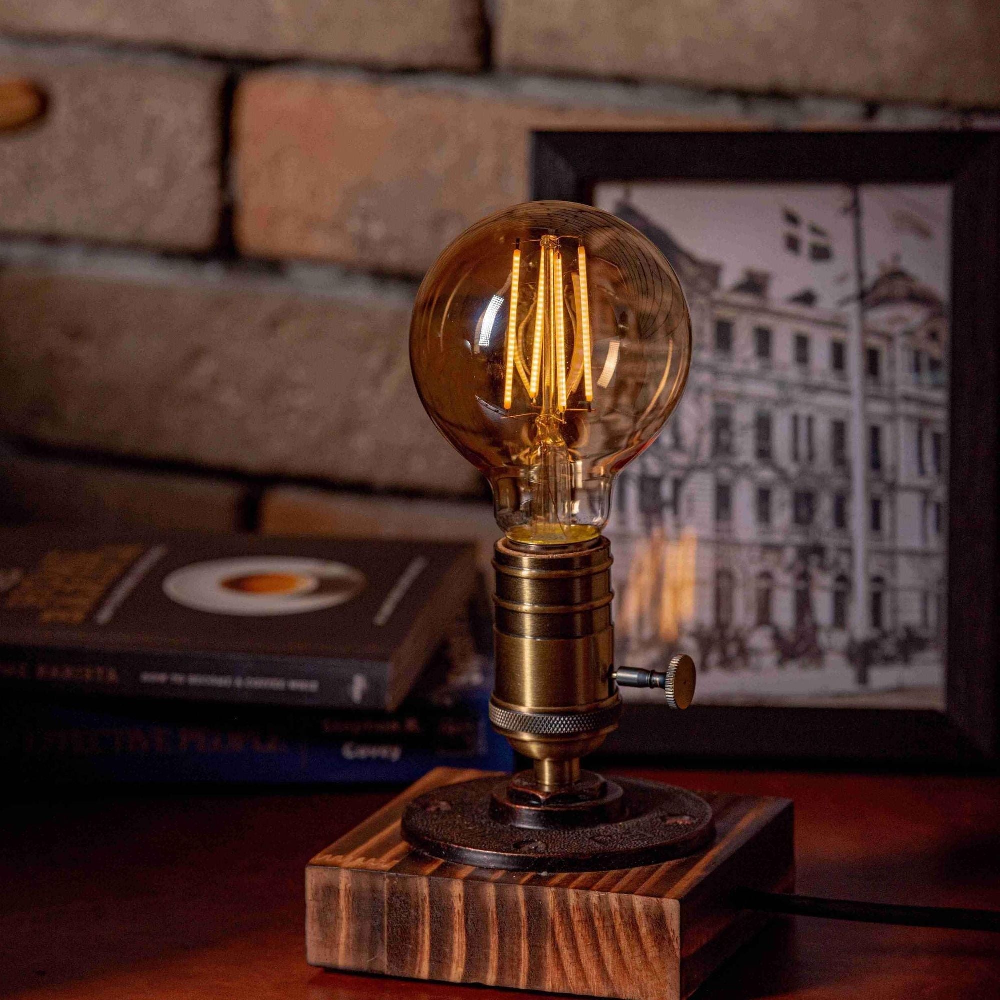 7DAY'S Edison steampunk Handmade Vintage Adjustable Pipe Lamp