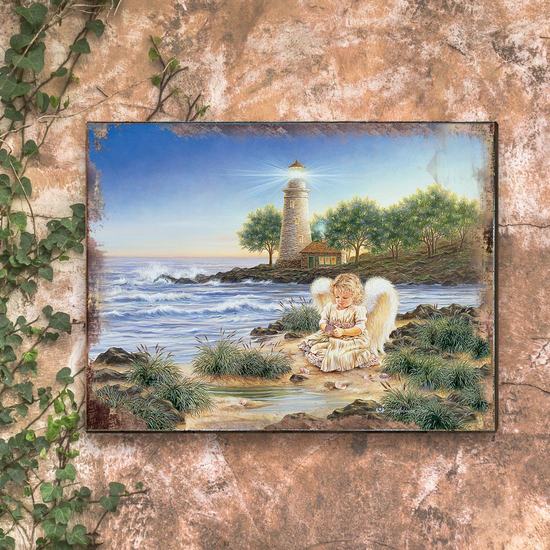 A Little Joy Art Wooden Wall Art by D. Gelsinger - Nativity Holiday Decor - 95653B-9906