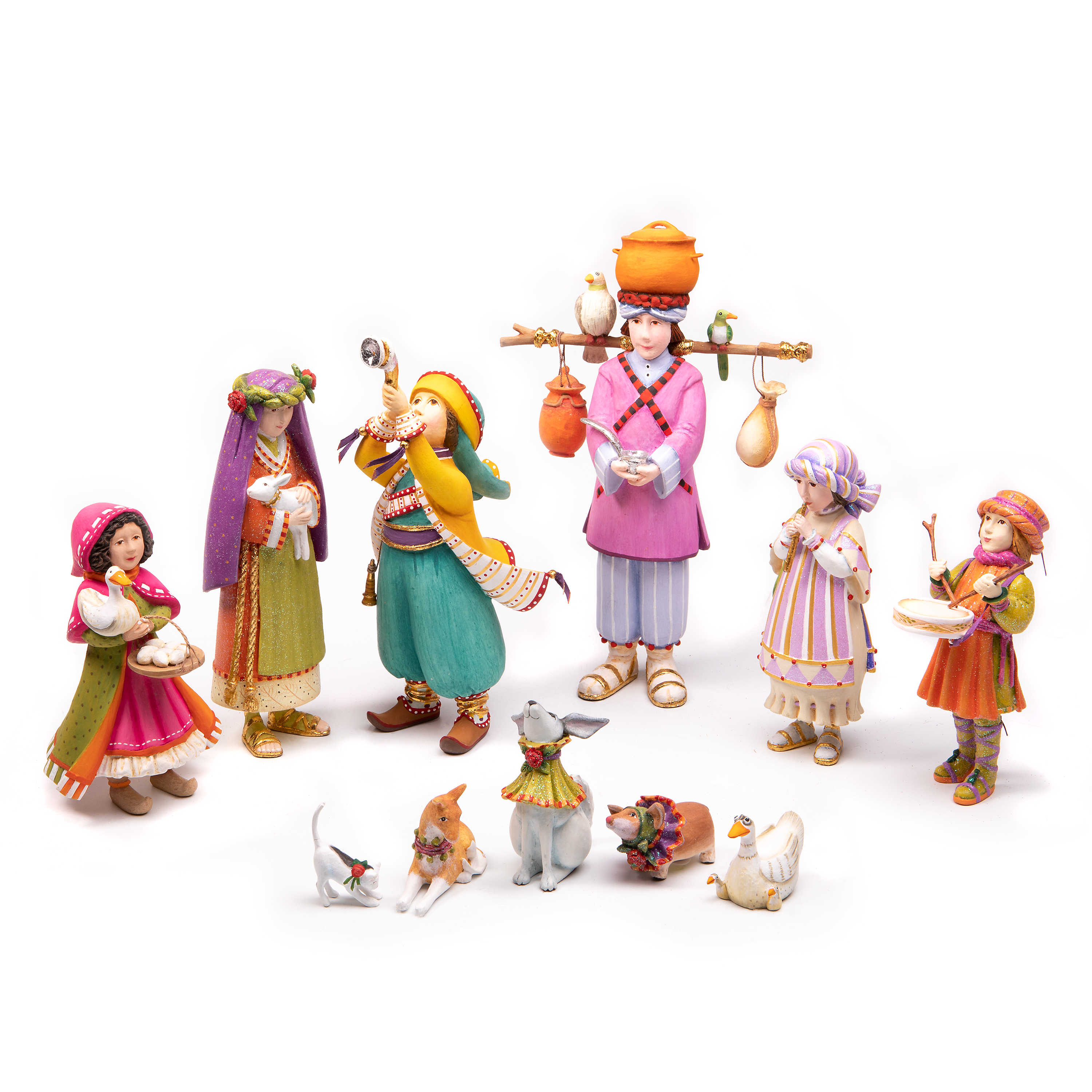 Nativity Manger Accessory Figures Set by Patience Brewster