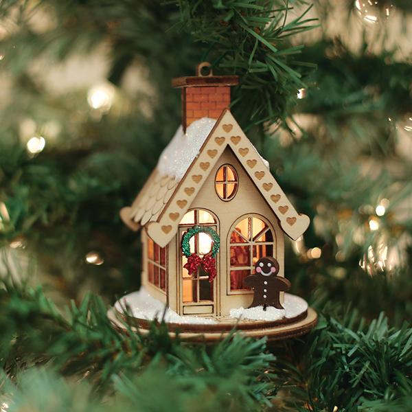 Gingerbread Cottage Ornament
