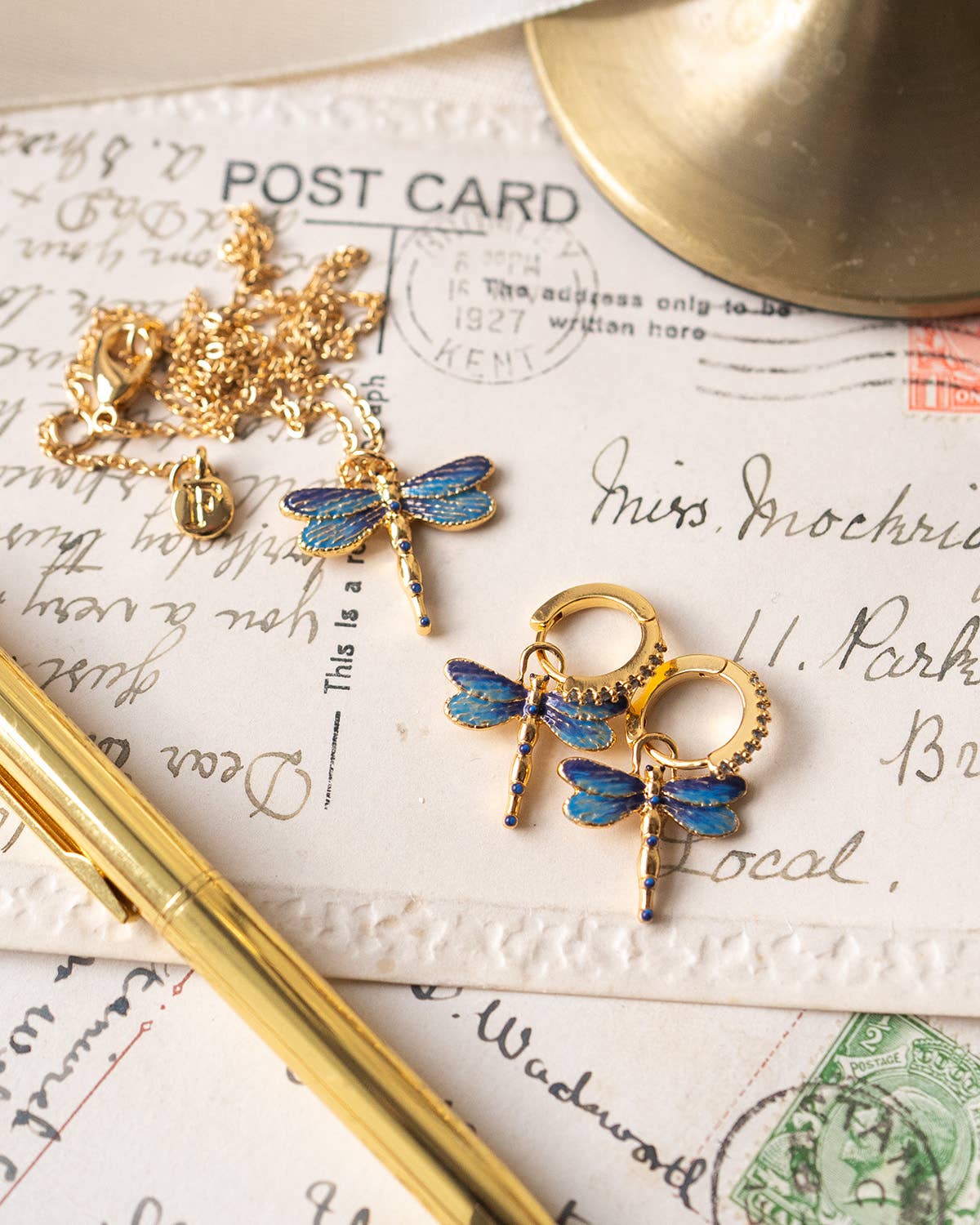 FABLE Dragonfly Pendant Necklace