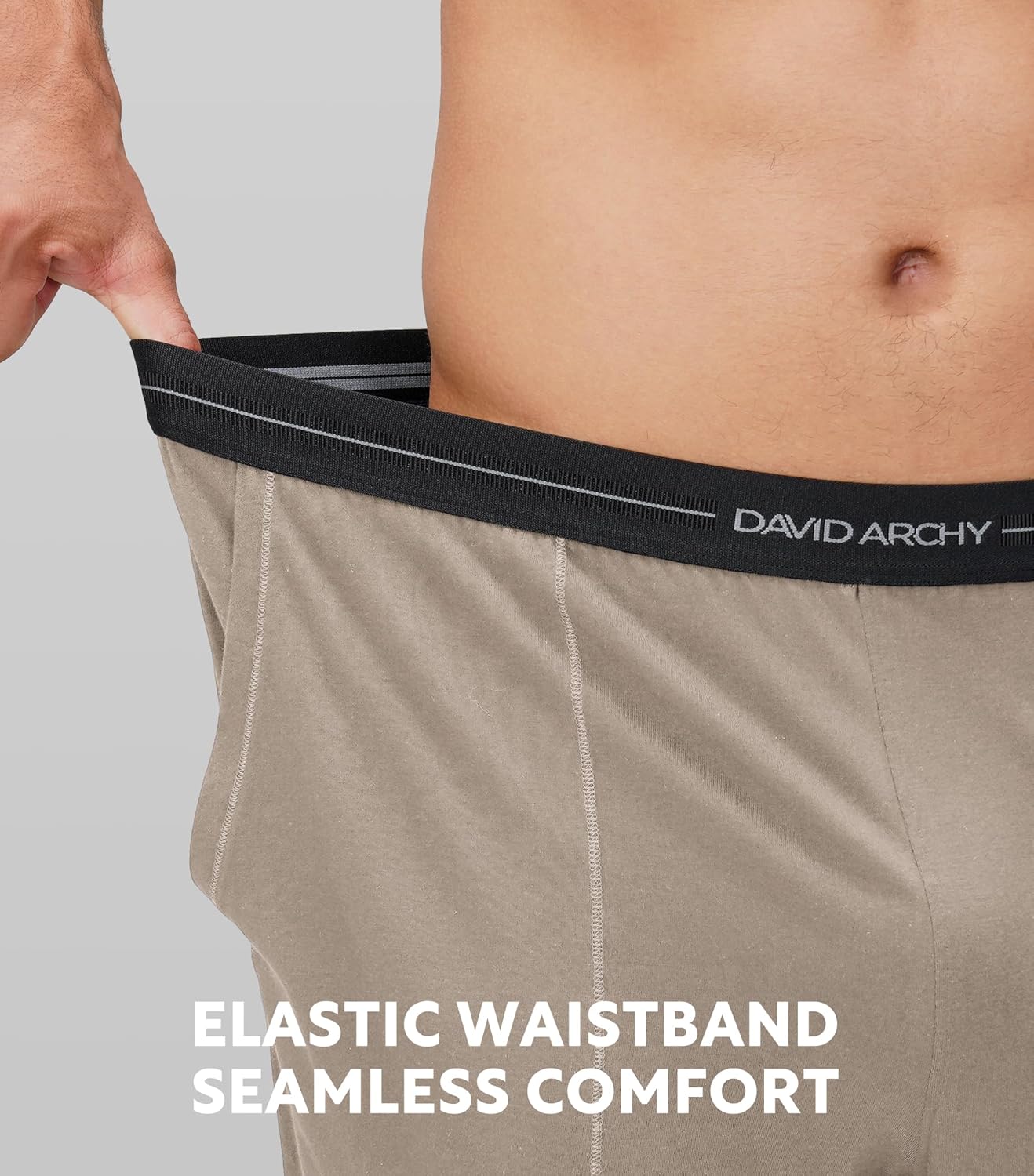 DAVID ARCHY Mens Pajamas Set - Soft Pj Sets for Men Long Sleeve Pajamas Men Cotton Mens Pjs Sets Loungewear with Pockets