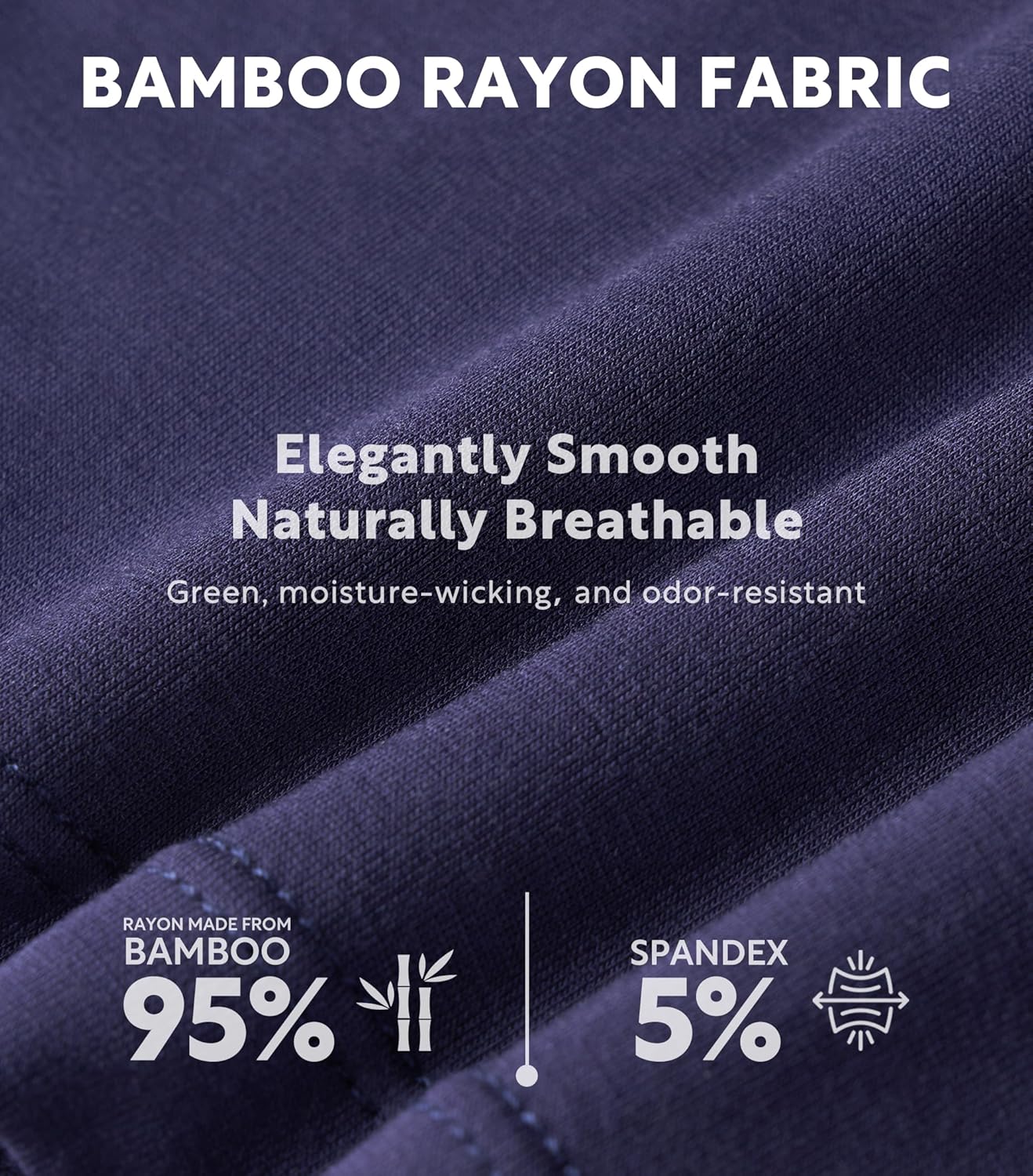 DAVID ARCHY Men's Breathable Underwear Soft Comfortable Moisture-Wicking with Fly Underwear Boxer Briefs for Men 3 Pack