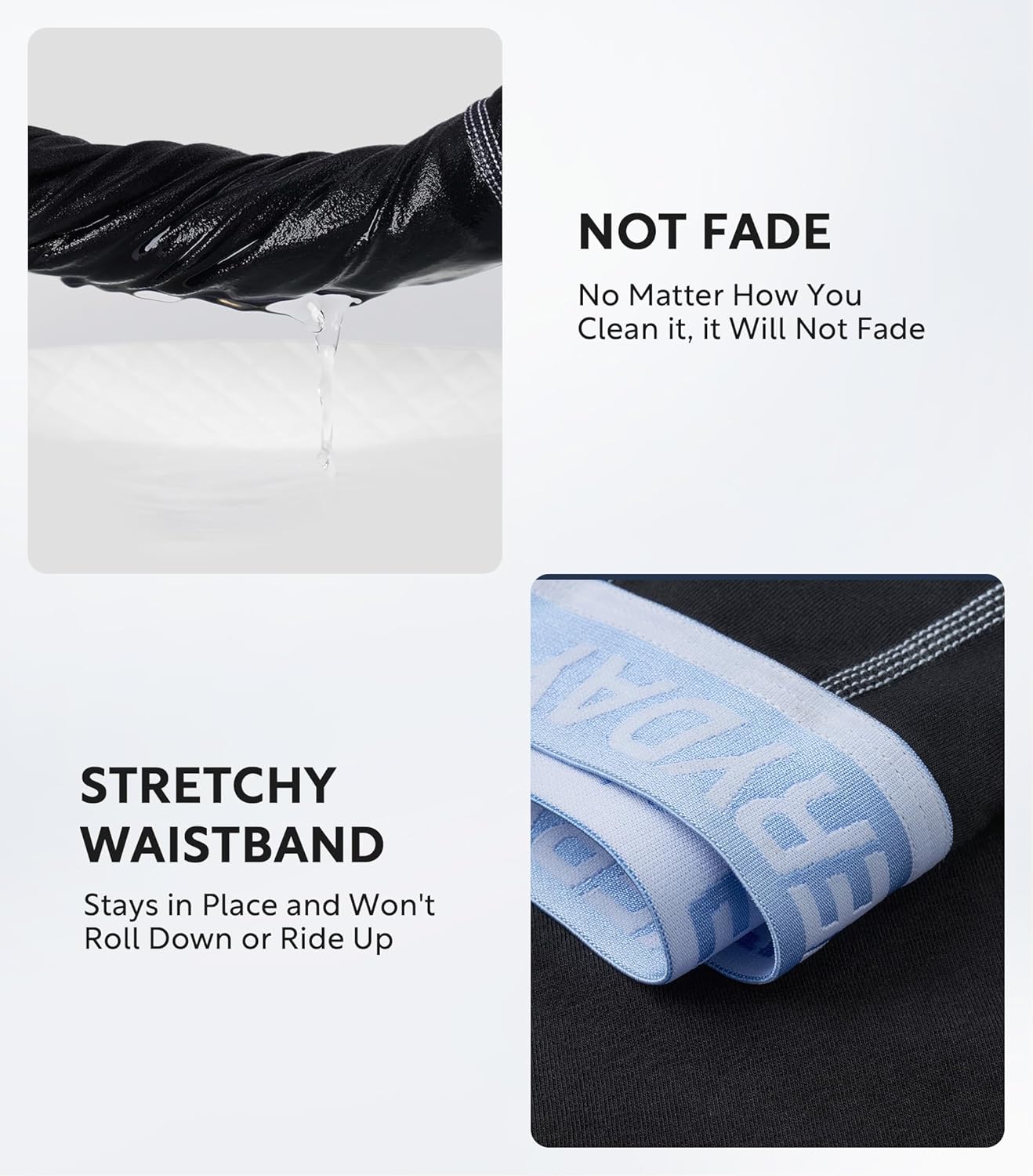 Separatec Cotton Dual Pouch Men's Underwear Comfortable Soft Breathable Everyday Boxer Briefs for men 7 Pack