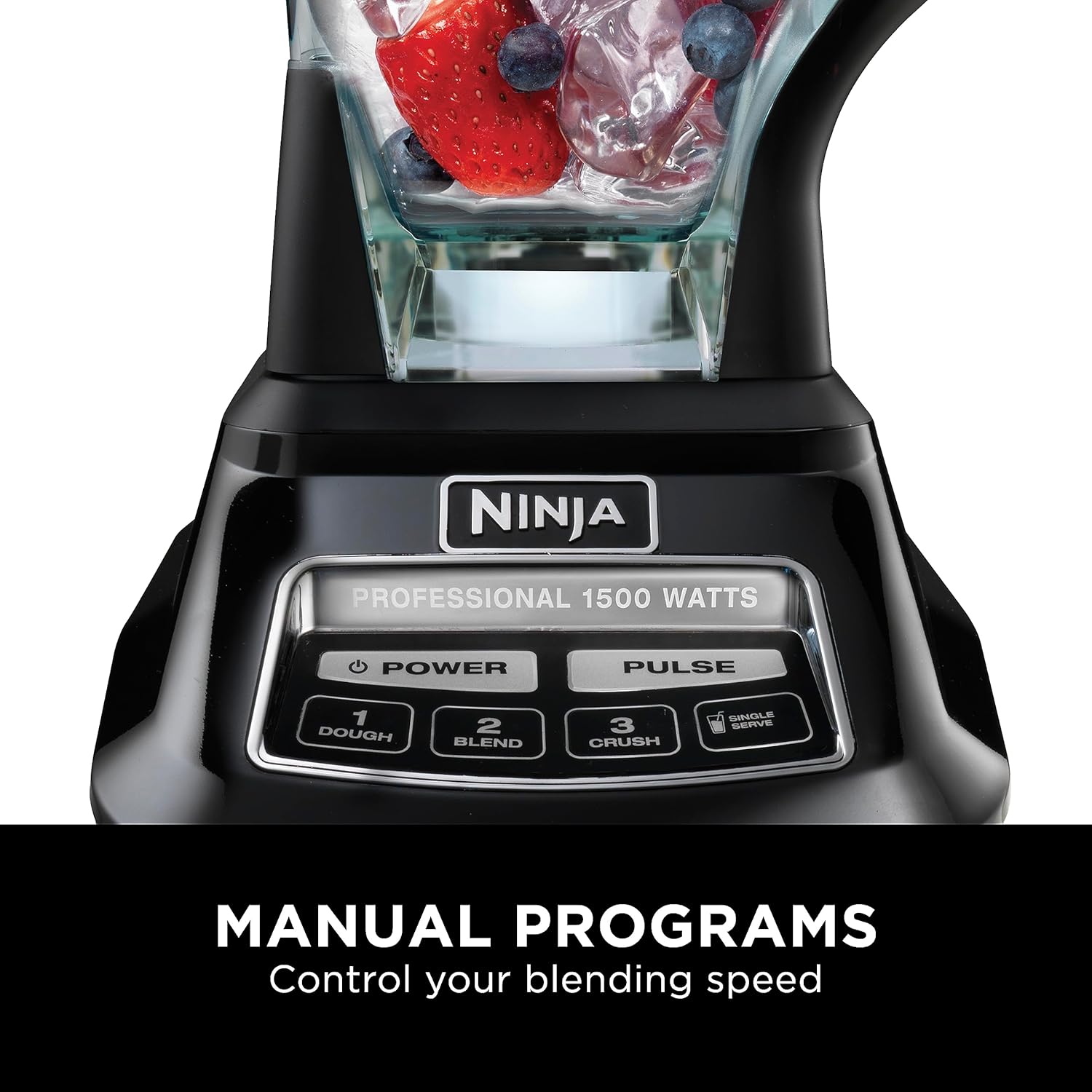 Ninja Mega Kitchen System, 1500W, 72 oz. Full-Size Blender & 8-Cup Food Processor with (2) 16 oz. To-Go Cups, Total Crushing Technology - Smoothies, Ice Crushing, Purees, Dough & More, Black, BL770