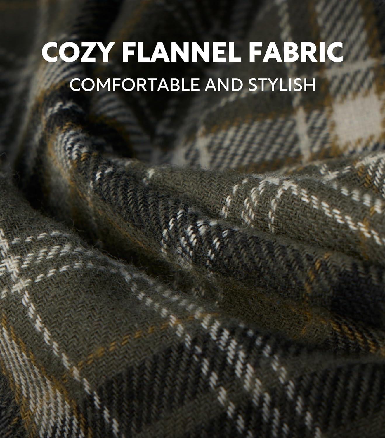 DAVID ARCHY Men's Flannel Pajama Pants, Soft & Cozy Cotton Pajama Pants, Lightweight Plaid Pants for Men with Pockets 2-Pack