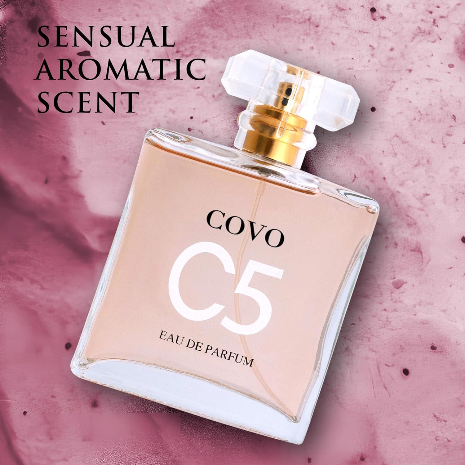 URBAN COLLECTION Covo C5 for Women Eau De Parfum 3.4 fl oz- Pure Femininity in a Bottle - Delicate Floral Scents of Jasmine and May Rose - Cruelty-Free Perfume Precious Gift for Women