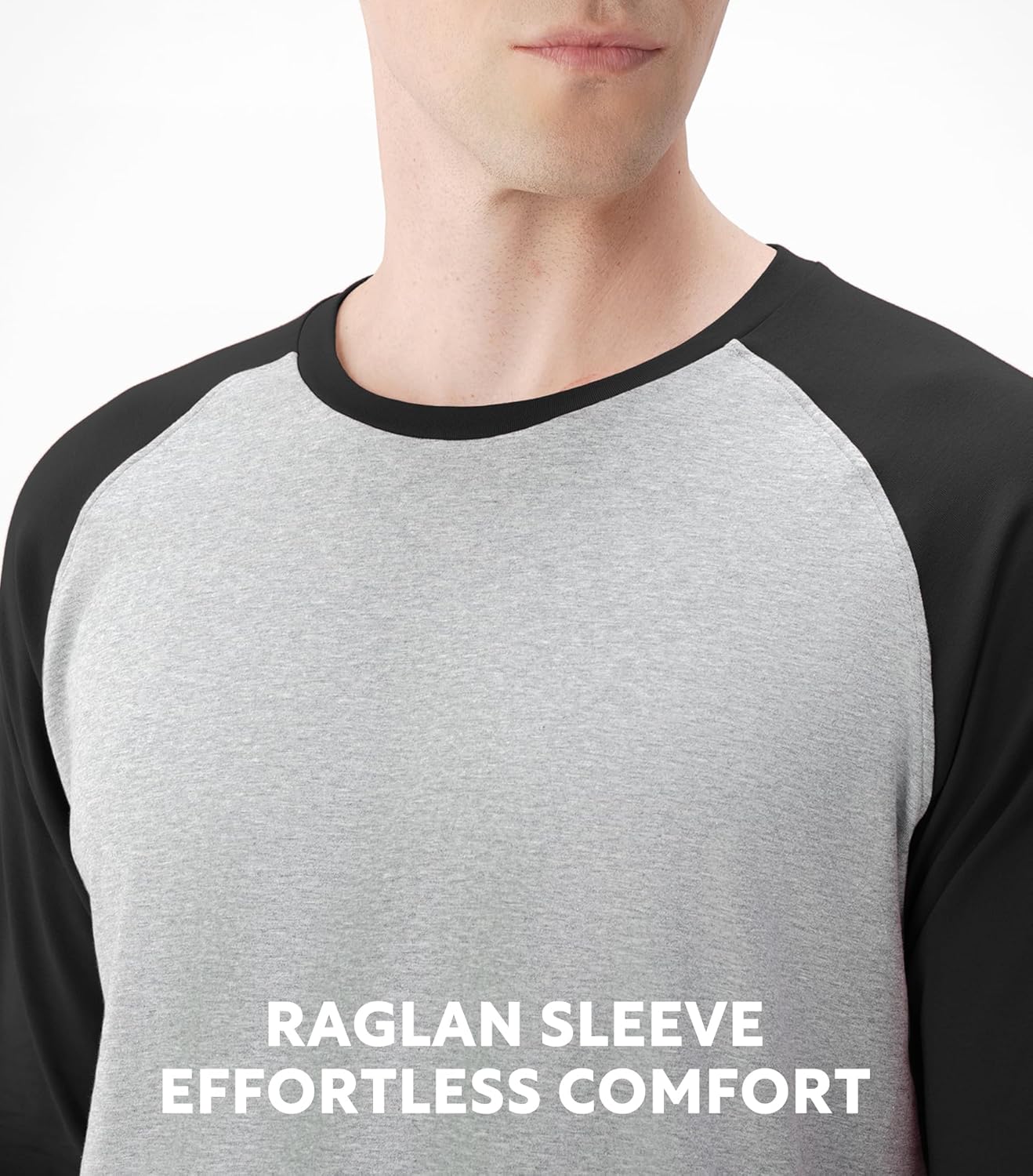 DAVID ARCHY Mens Pajamas Set - Soft Pj Sets for Men Long Sleeve Pajamas Men Cotton Mens Pjs Sets Loungewear with Pockets