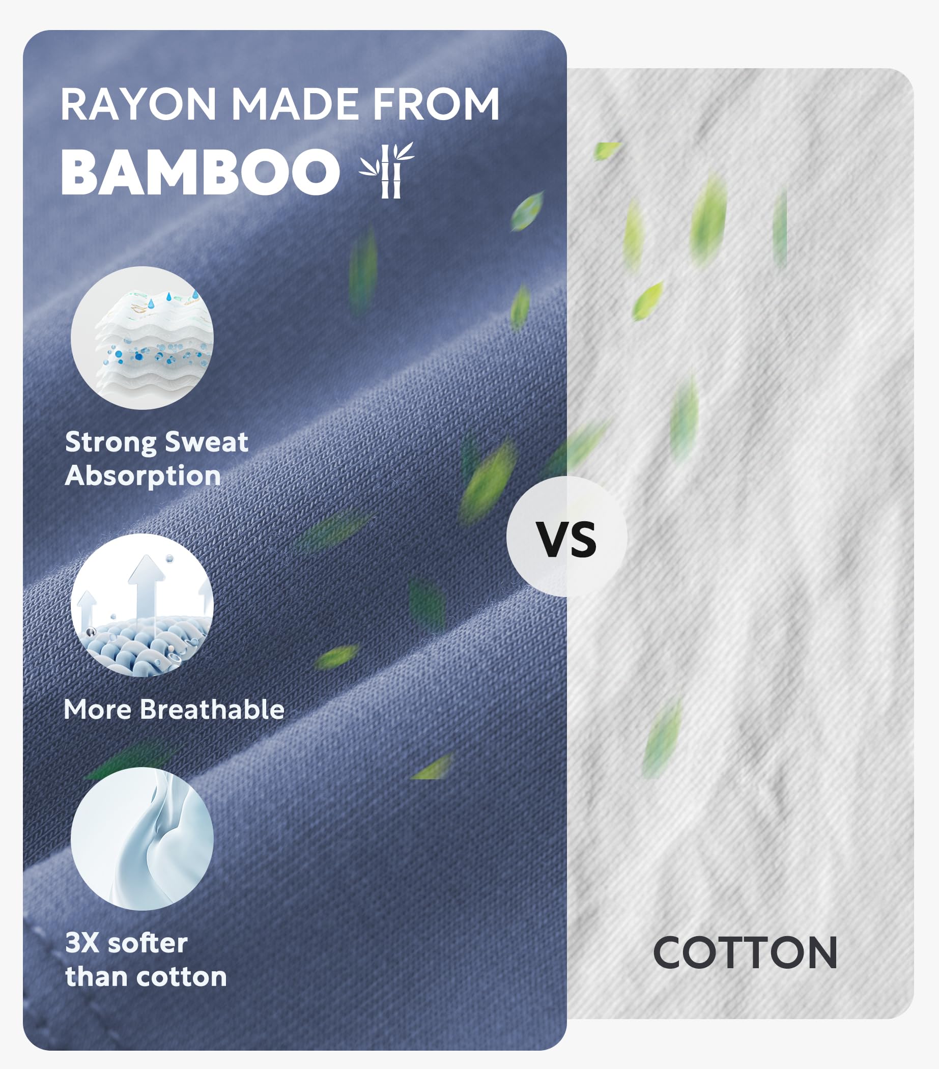 DAVID ARCHY Men's Underwear Briefs Rayon Made from Bamboo Wicking-Moisture Support Pouch Soft Underwear for Men 4 or 7 Pack