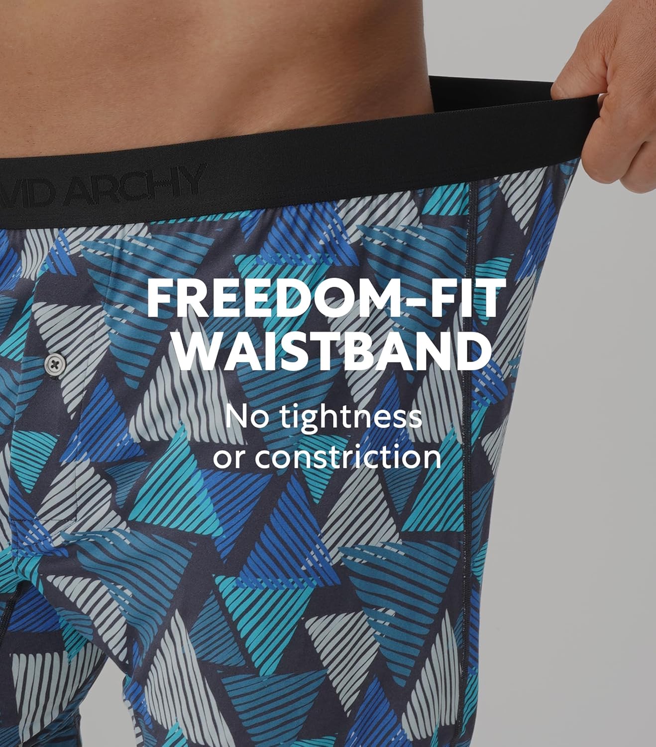 DAVID ARCHY Mens Underwear Bamboo Rayon Boxers for Men Breathable and Cool Men's Boxer Shorts with Button Fly 3 or 5 Pack